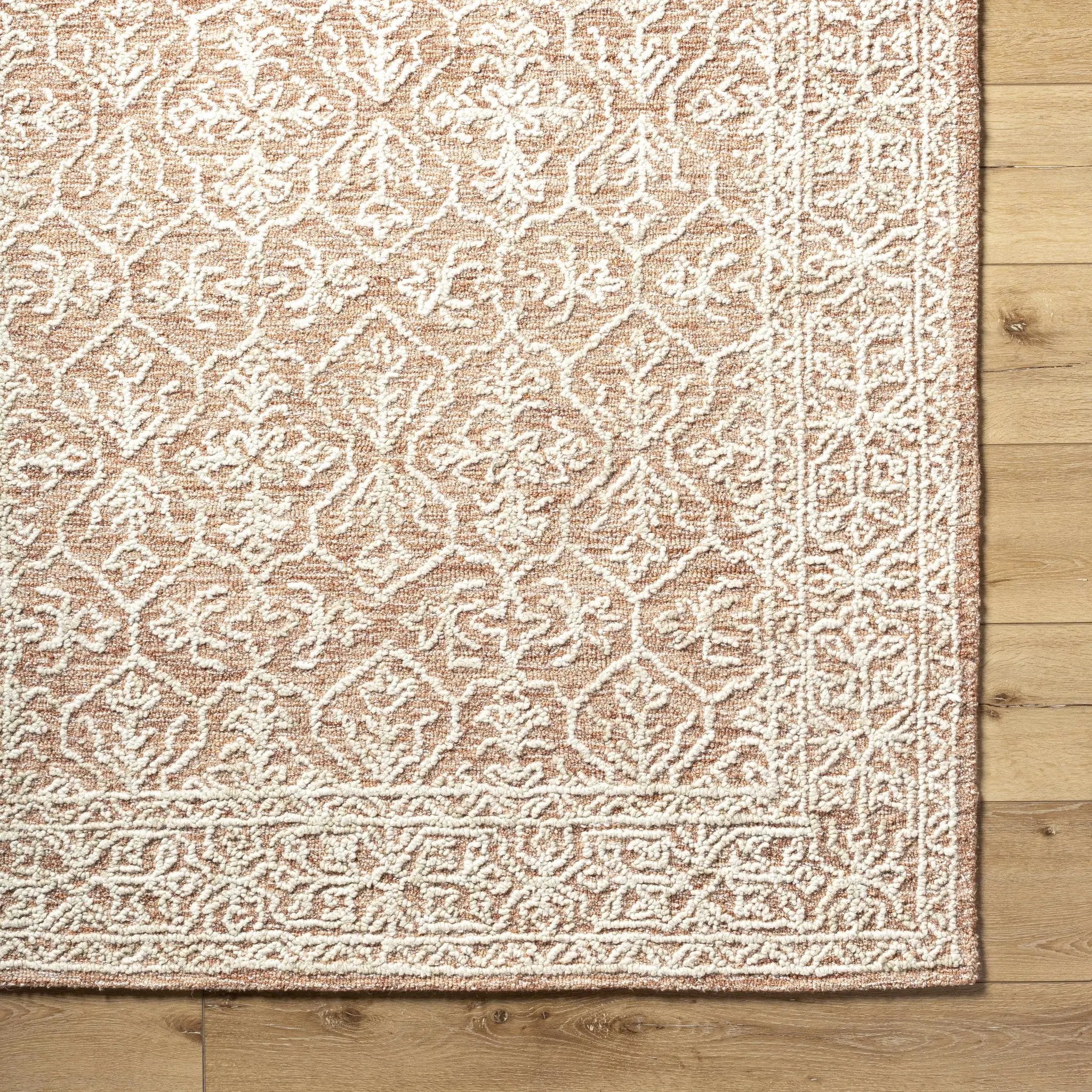 Yadid Brown Wool Area Rug by Boutique Rugs