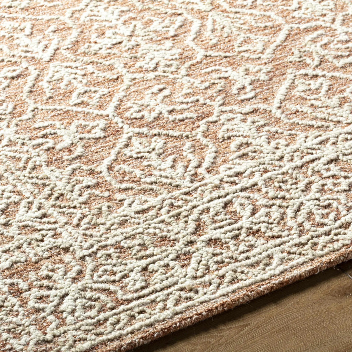 Yadid Brown Wool Area Rug, photo 6 of 6