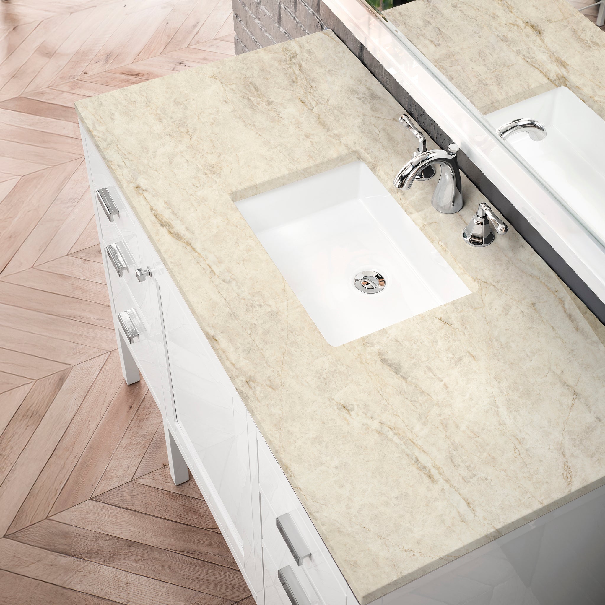 James Martin Addison 48" Single Bathroom Vanity, Glossy White, view 30
