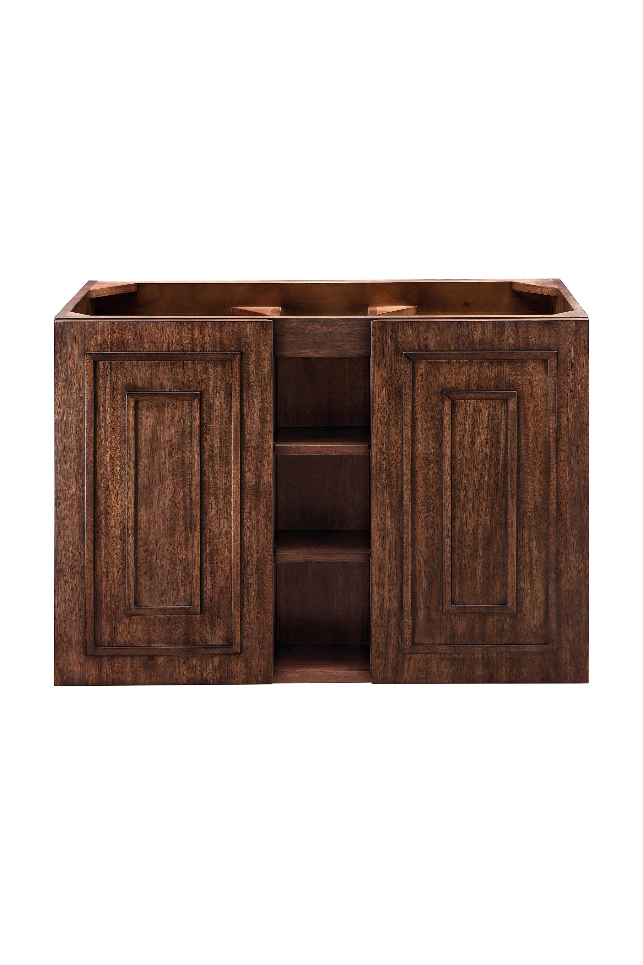 James Martin Alicante' 39.5" Floating Single Vanity Cabinet, Mid-Century Acacia