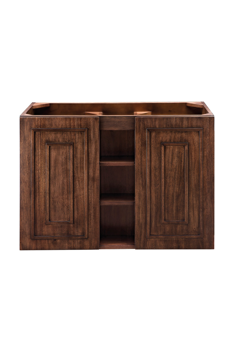 James Martin Alicante' 39.5" Floating Single Vanity Cabinet, Mid-Century Acacia