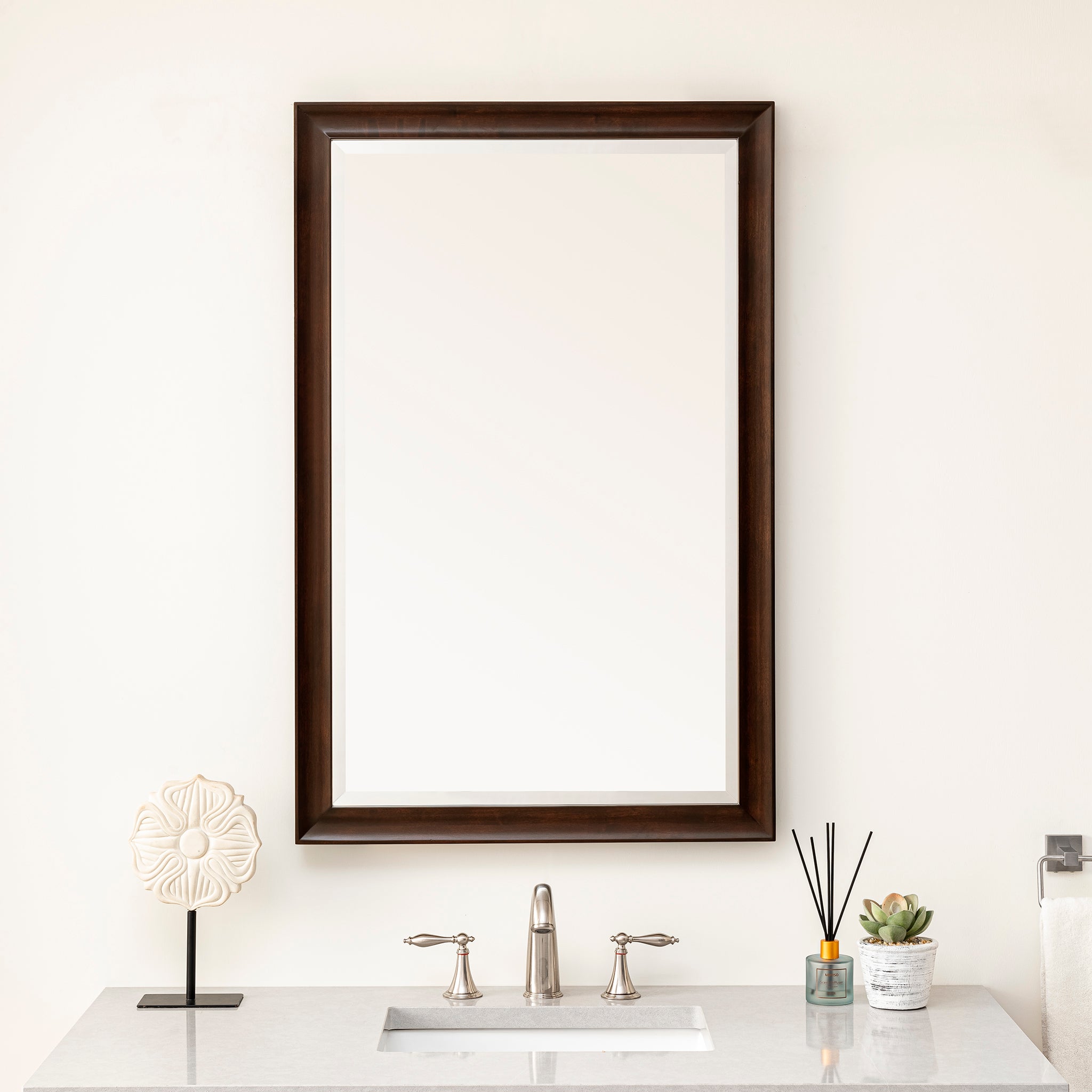 James Martin Glenbrooke 26" Mirror, Burnished Mahogany, view 3
