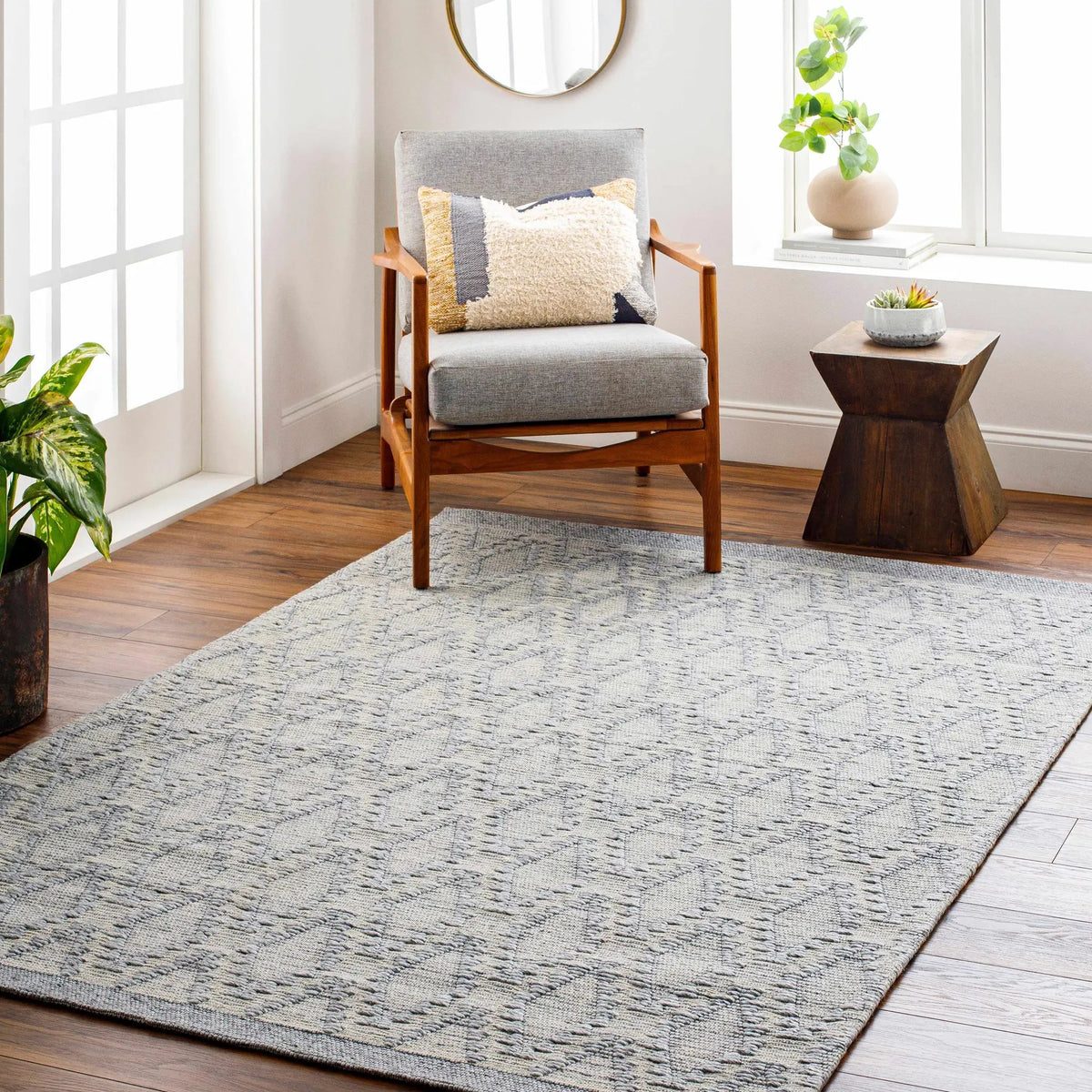 Yank Area Rug - Clearance, installed in a room