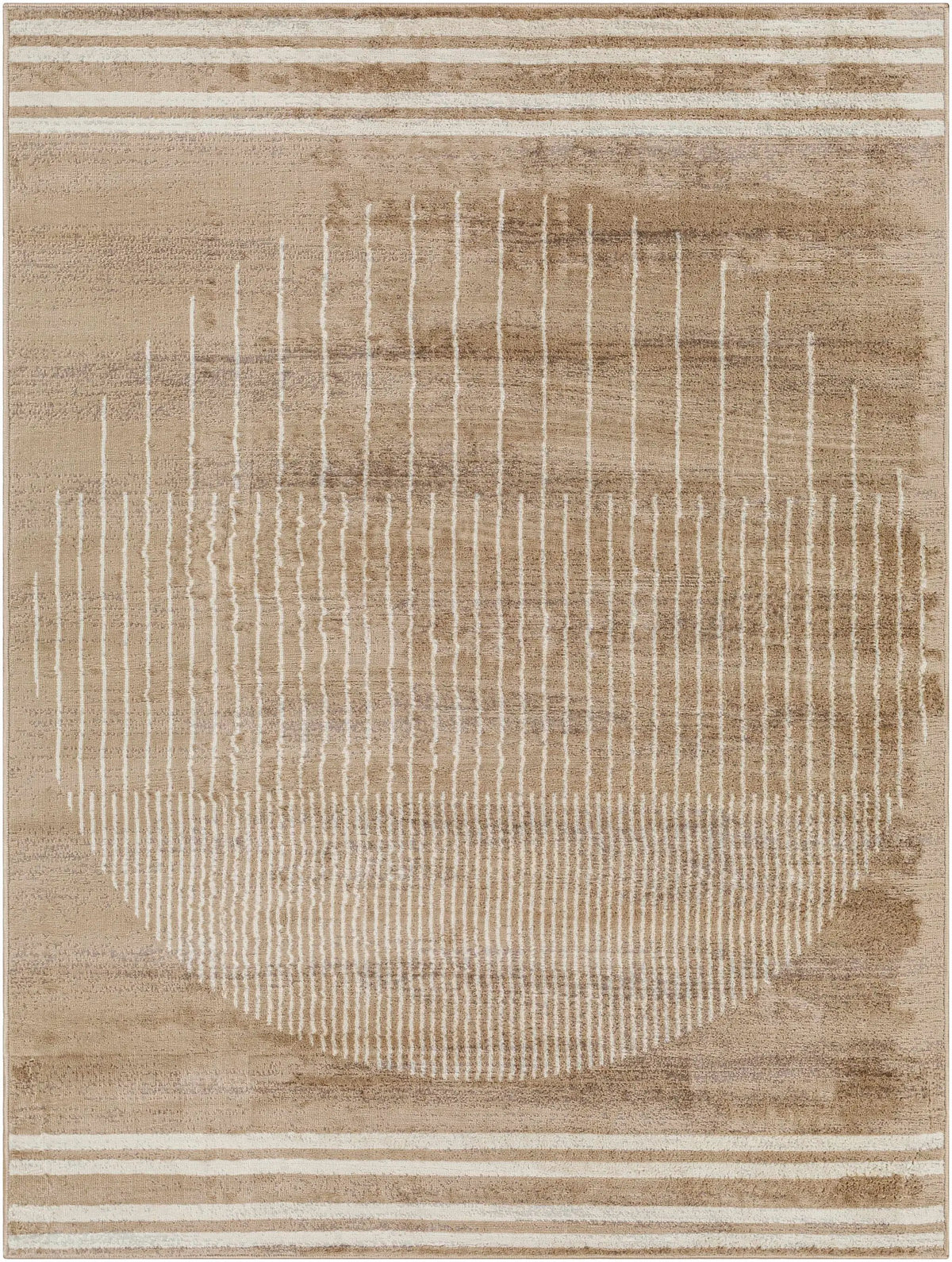 Yoad Geometric Mocha Area Rug - Clearance
