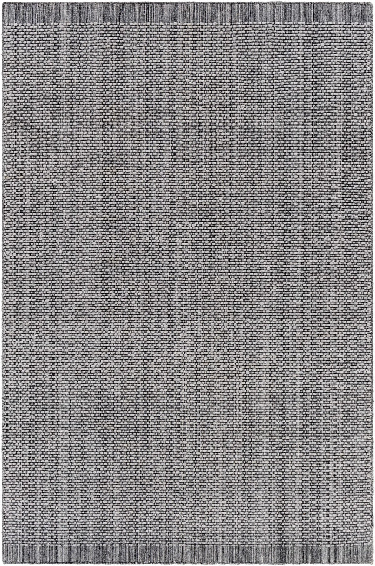 Hand Loomed Light Gray Area Rug - Clearance