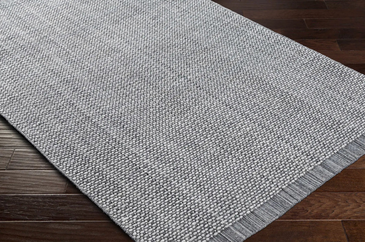 Hand Loomed Light Gray Area Rug - Clearance, photo 7 of 9