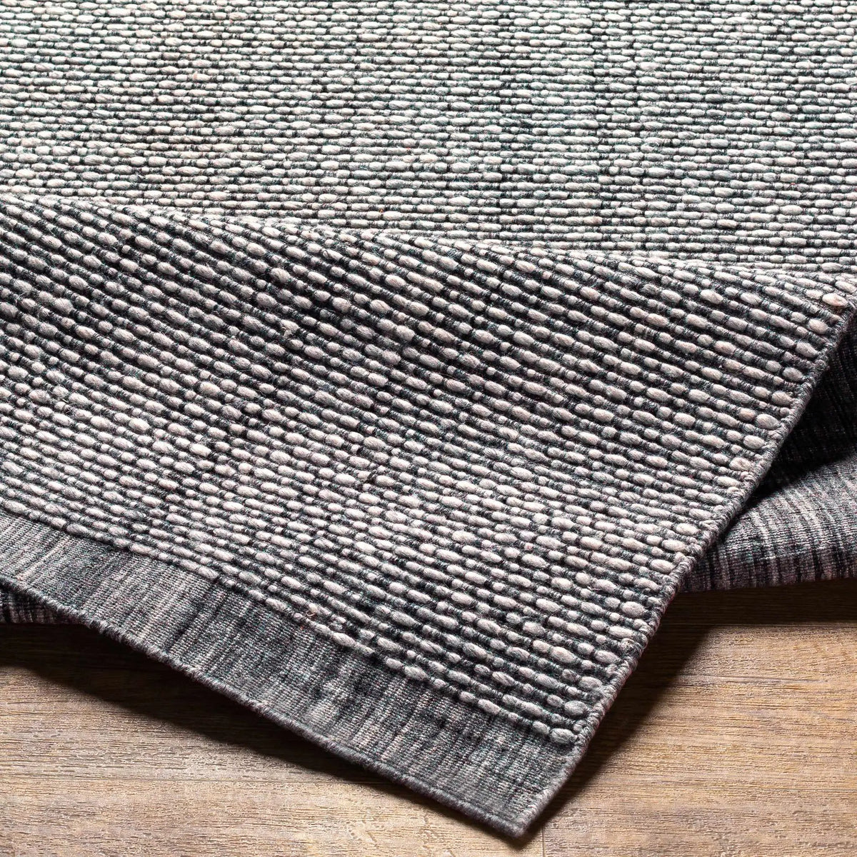 Hand Loomed Light Gray Area Rug - Clearance, photo 4 of 9