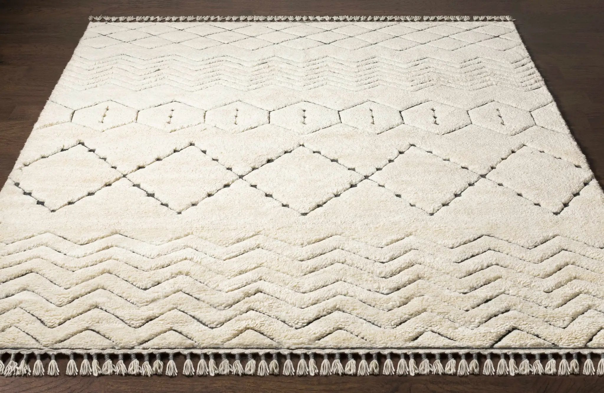 Yoogali 3D Wool Rug - Clearance by Boutique Rugs
