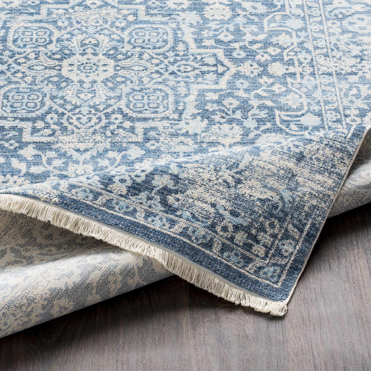 Yorkana Distressed Blue Rug - Clearance, photo 5 of 11