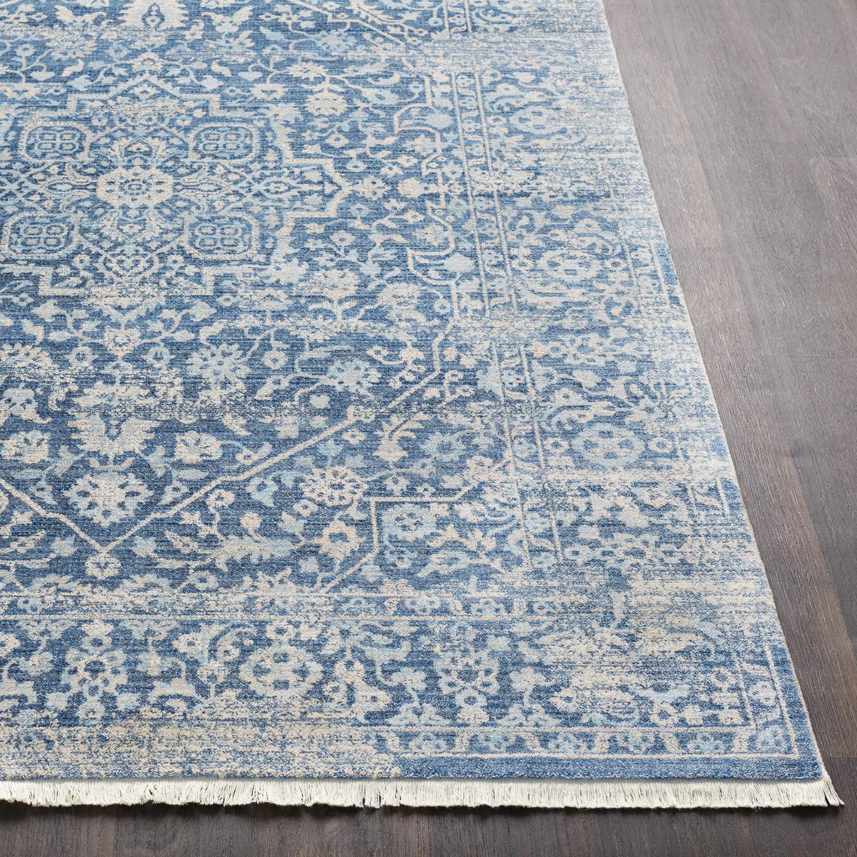 Yorkana Distressed Blue Rug - Clearance, photo 8 of 11