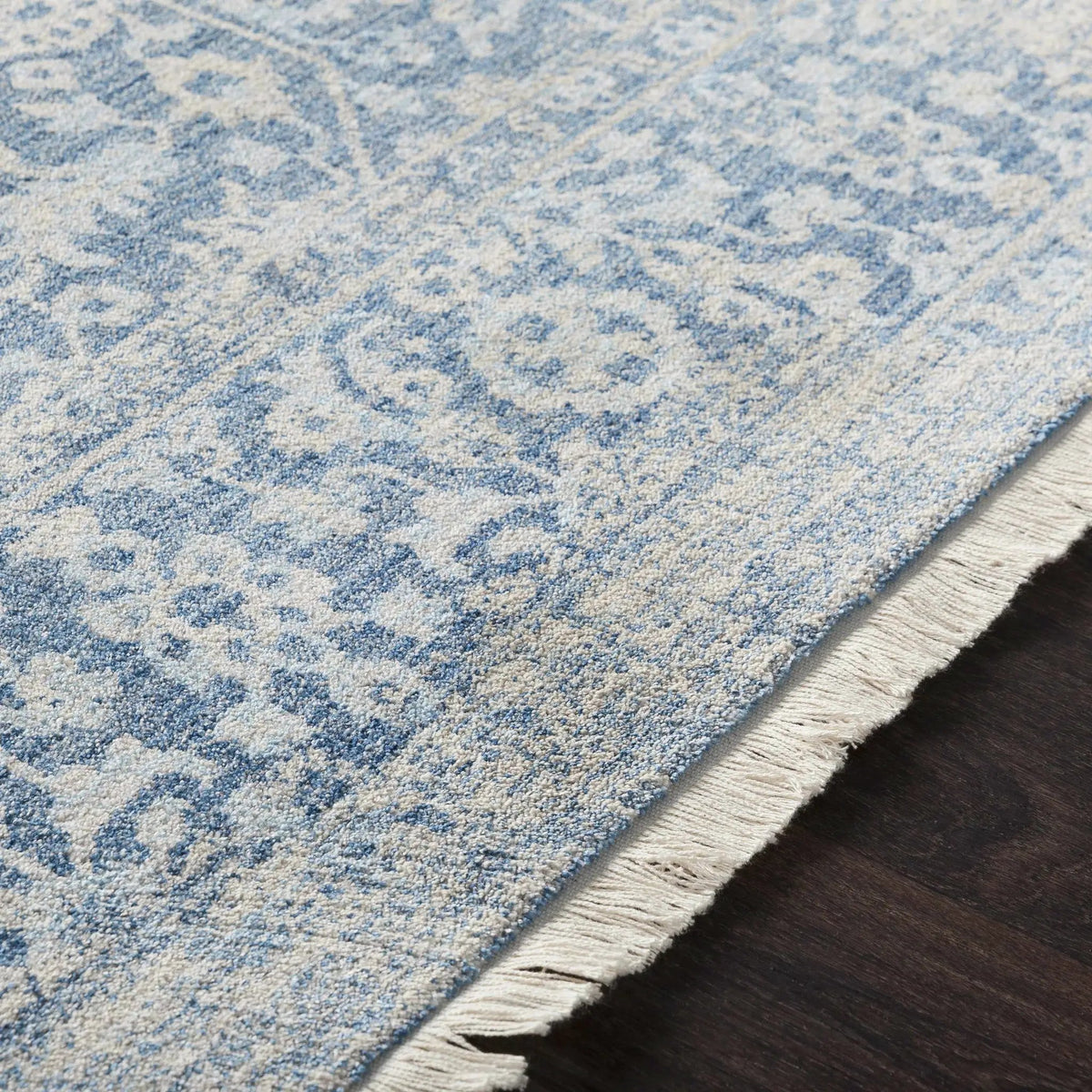 Yorkana Distressed Blue Rug - Clearance, photo 4 of 11