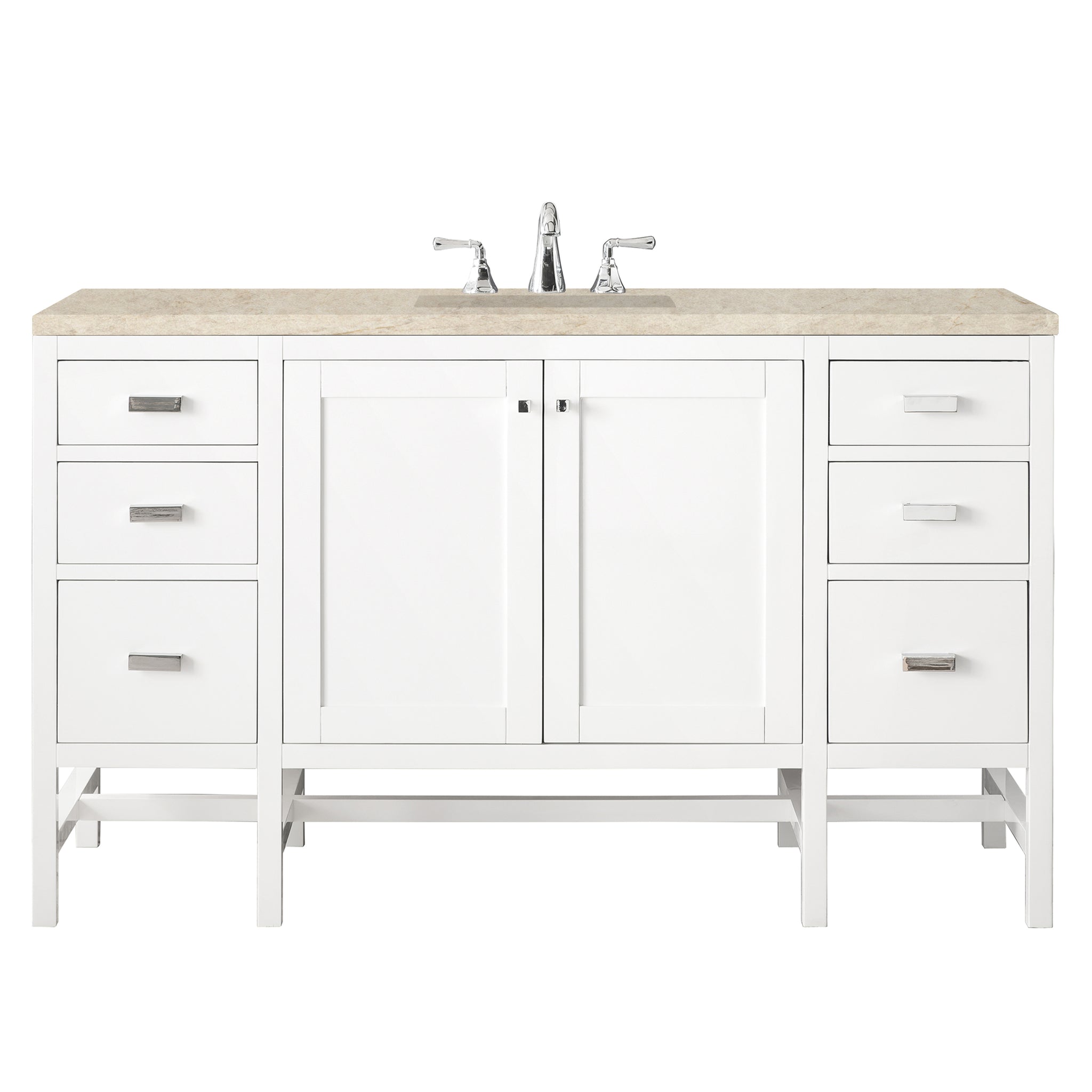 James Martin Addison 60" Single Bathroom Vanity, Glossy White, view 26