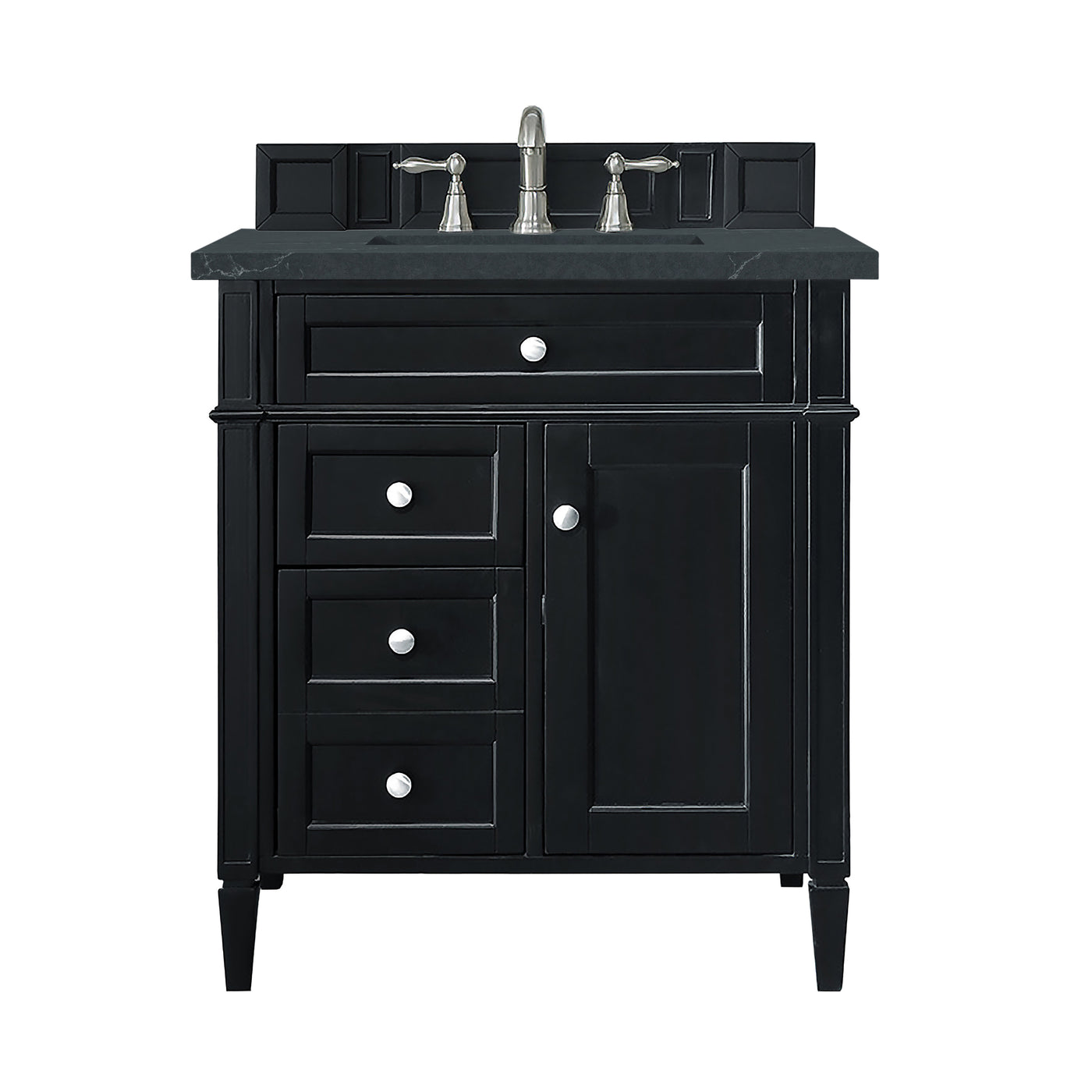 James Martin Brittany 30" Single Bathroom Vanity, Black Onyx, view 27