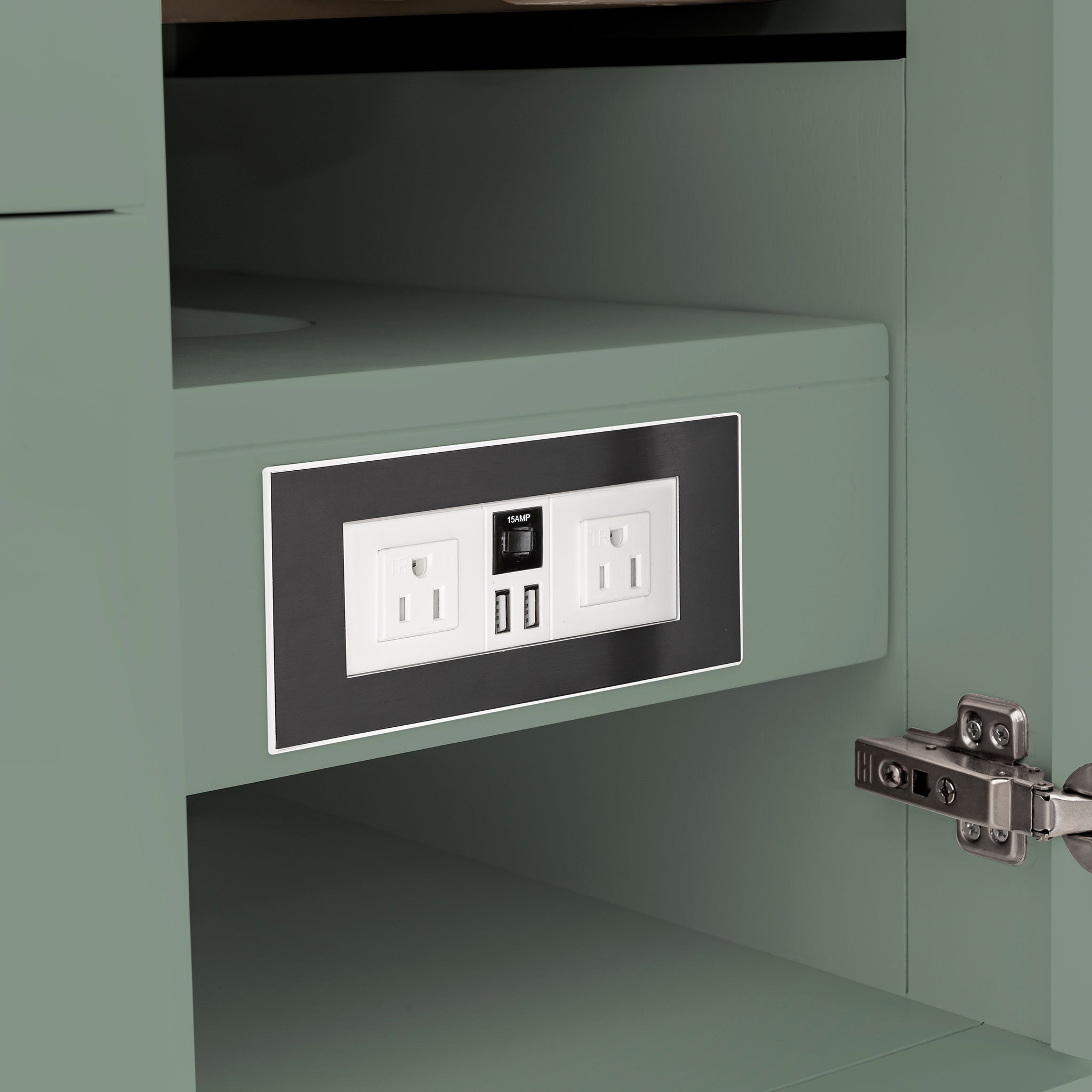 James Martin Breckenridge 36" Single Bathroom Vanity, Smokey Celadon, view 19