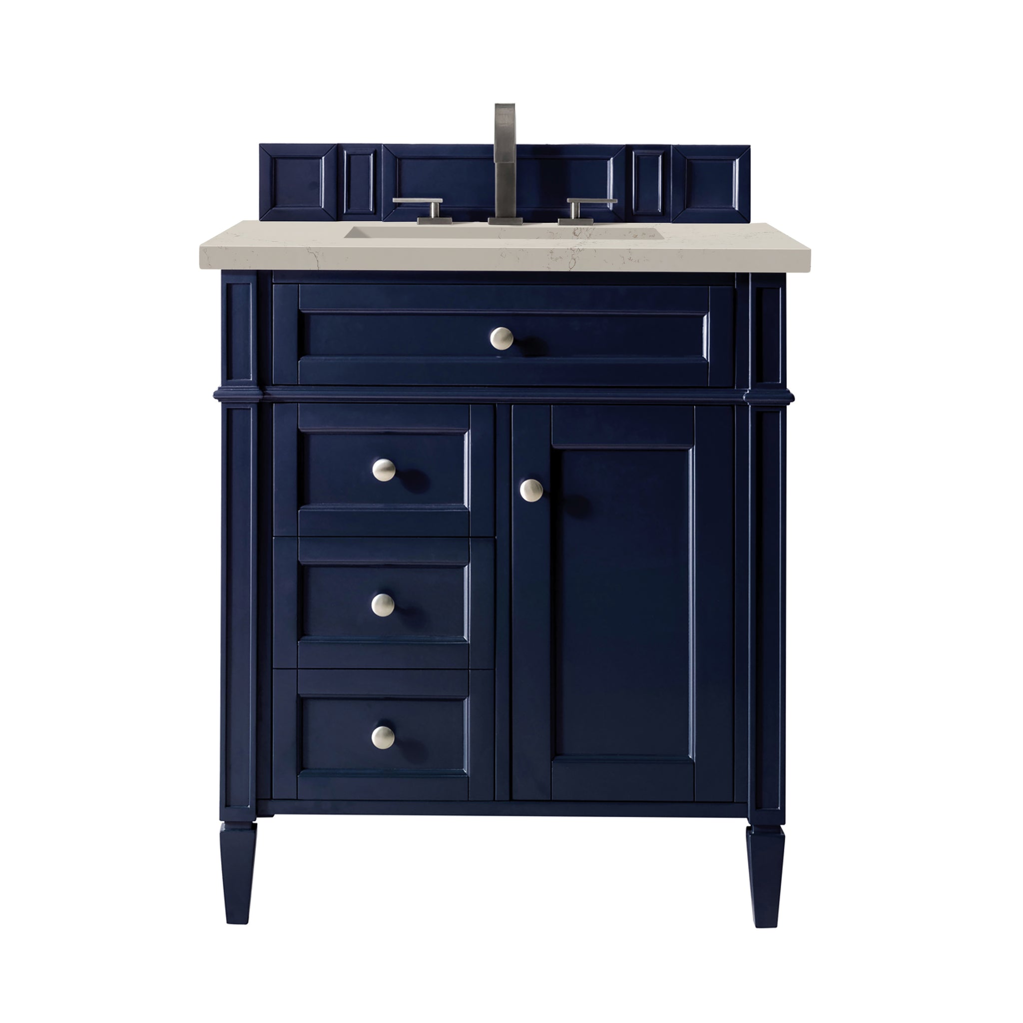 James Martin Brittany 30" Single Bathroom Vanity, Victory Blue, view 32