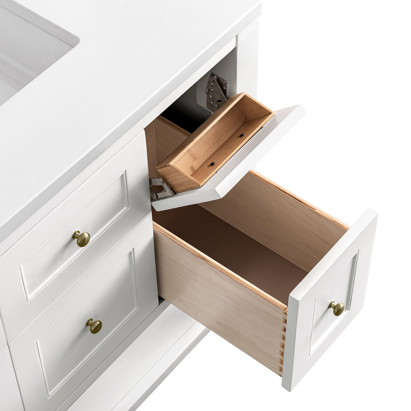 James Martin Breckenridge 36" Single Bathroom Vanity, Bright White, view 22