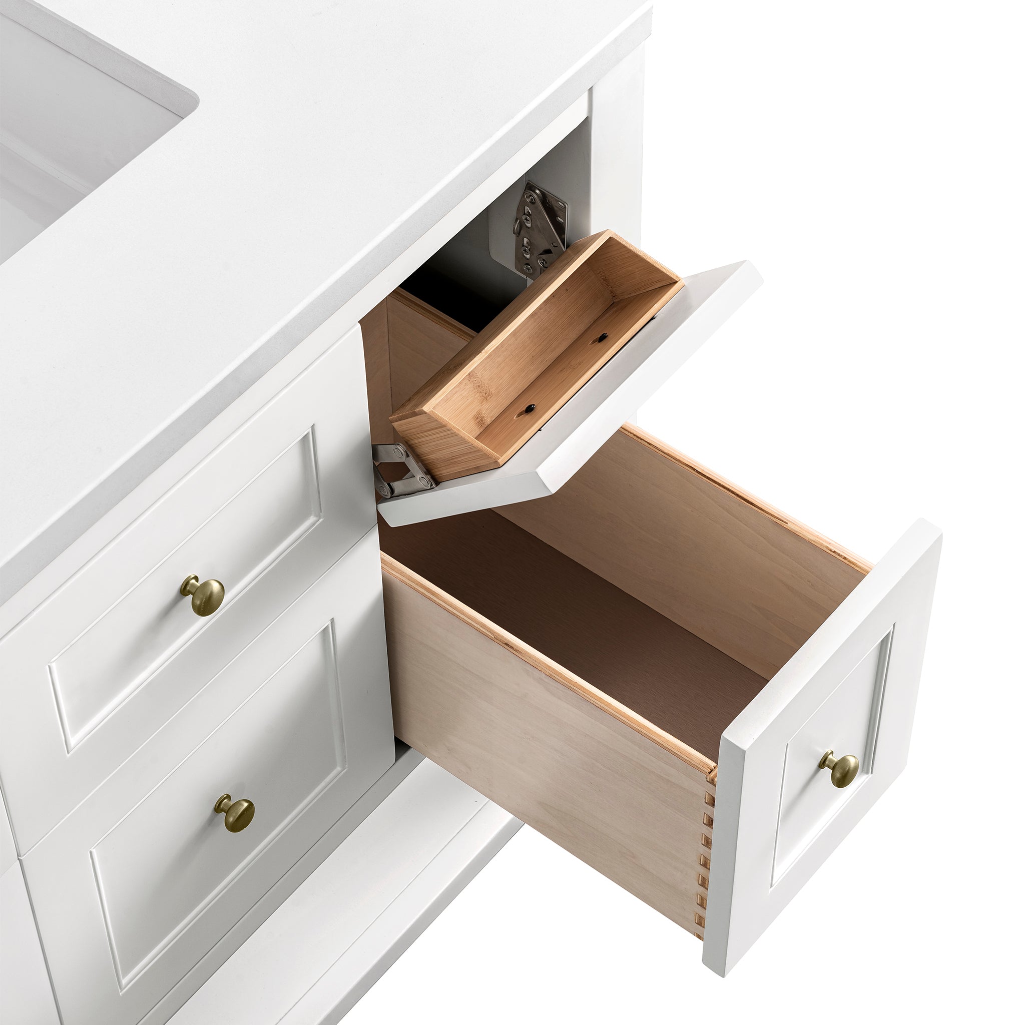James Martin Breckenridge 36" Single Bathroom Vanity, Bright White, view 22