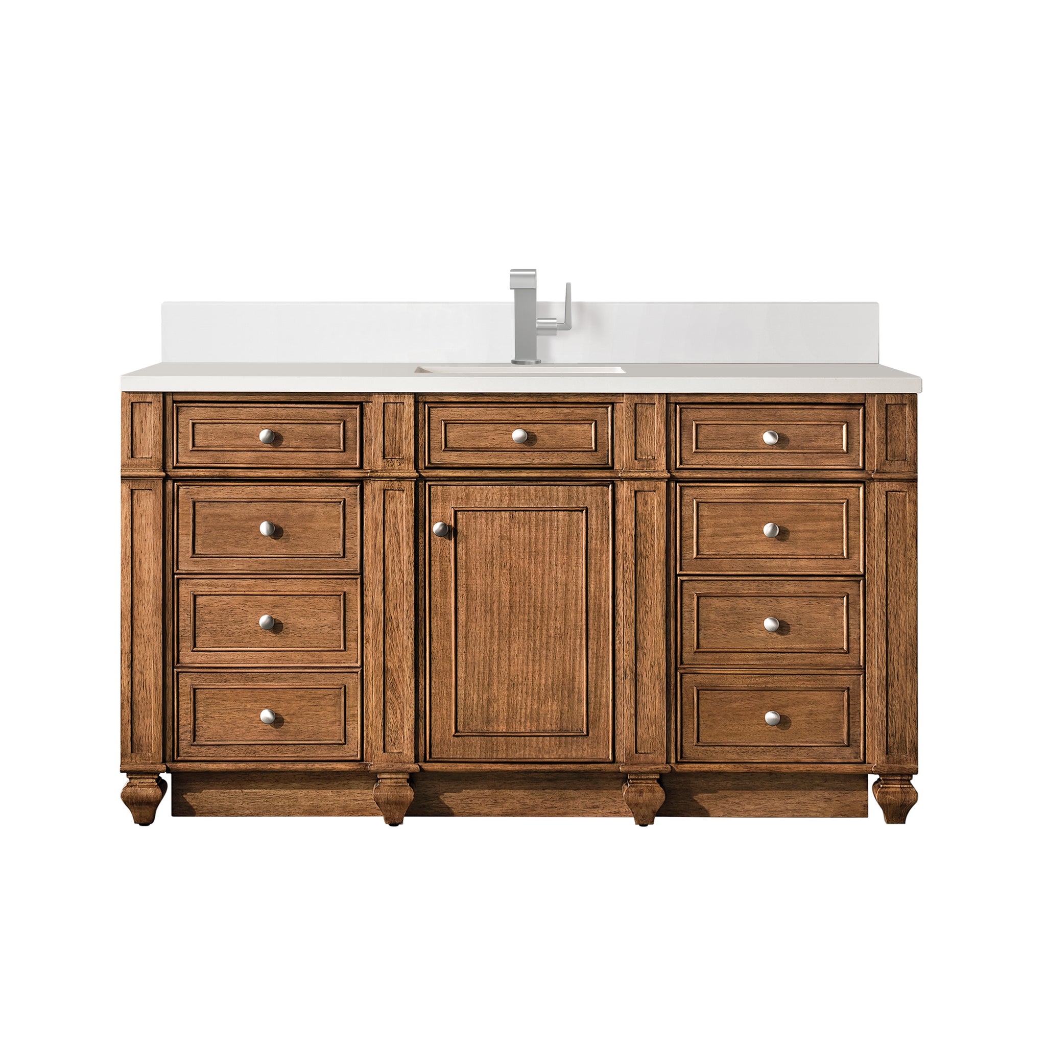 James Martin Bristol 60" Single Bathroom Vanity, Saddle Brown, view 25