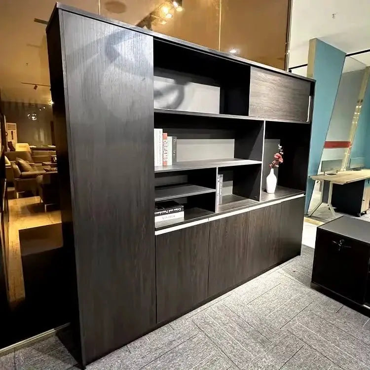Wallis · Black Office Shelves & Storage by Arc Grove