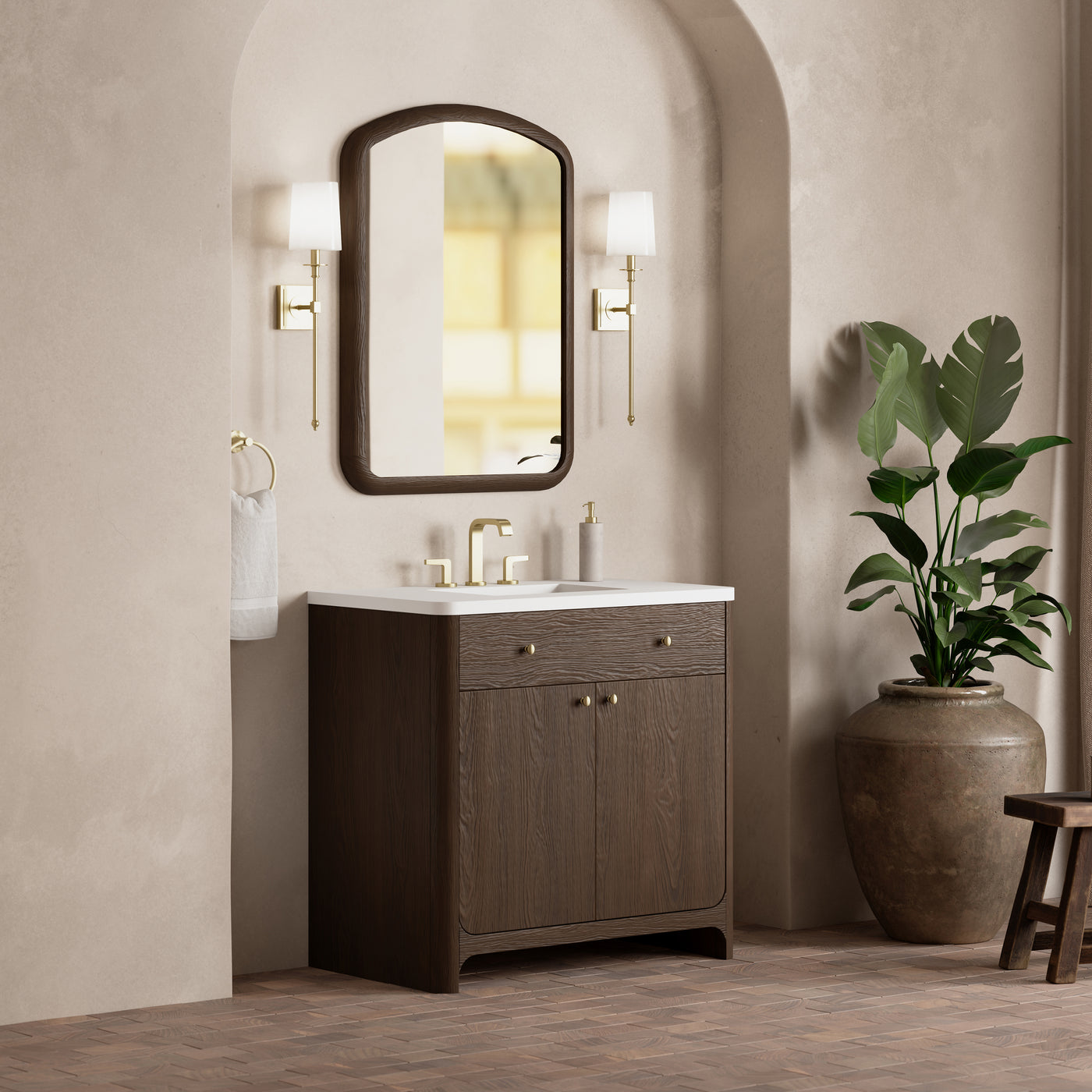 James Martin Gracyn 36" Single Bathroom Vanity, Sable, view 25