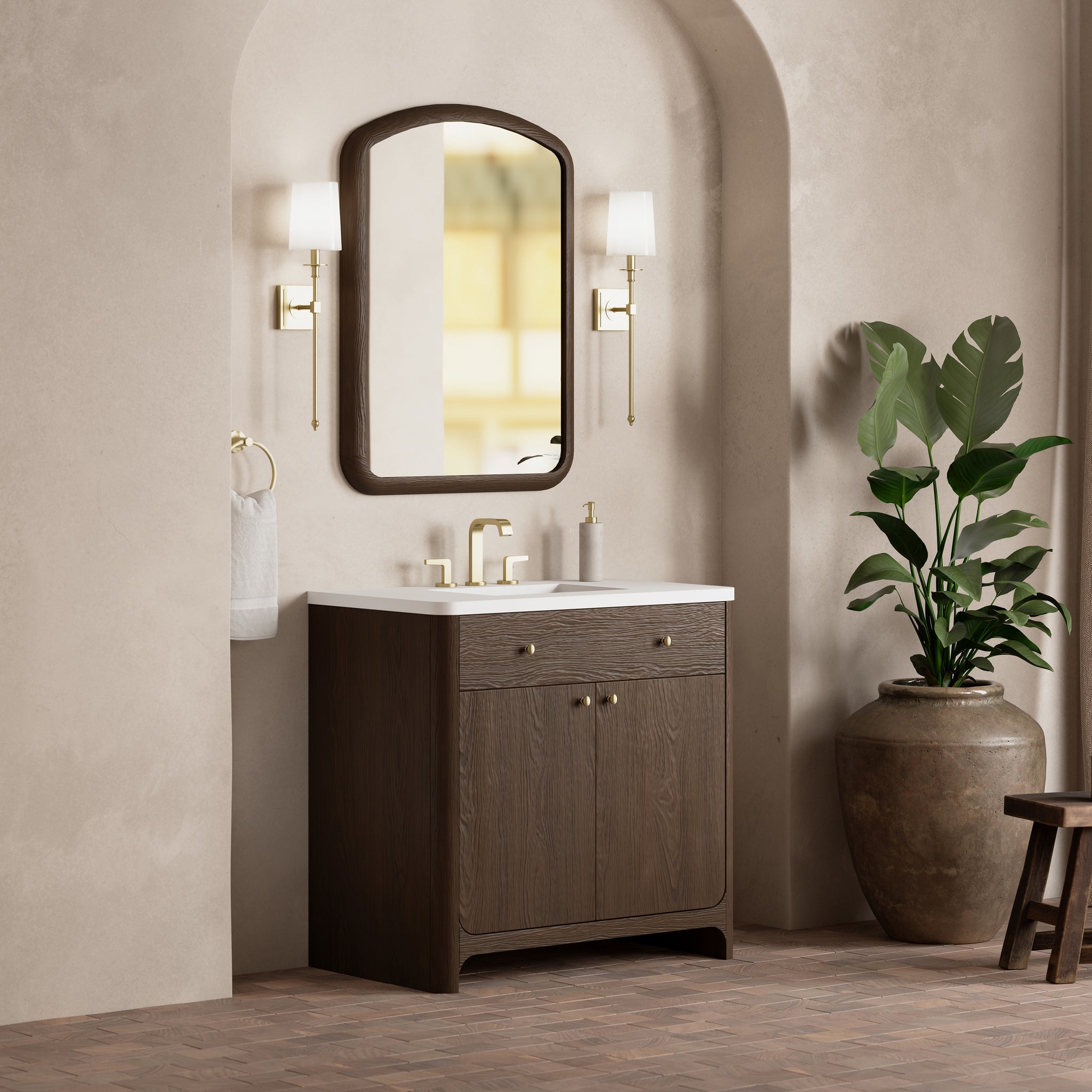 James Martin Gracyn 36" Single Bathroom Vanity, Sable, view 25