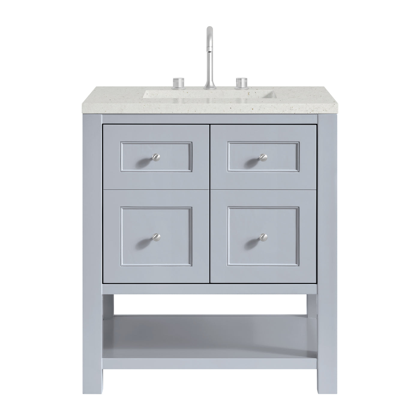 James Martin Breckenridge 30" Single Bathroom Vanity, Serenity Blue, view 20