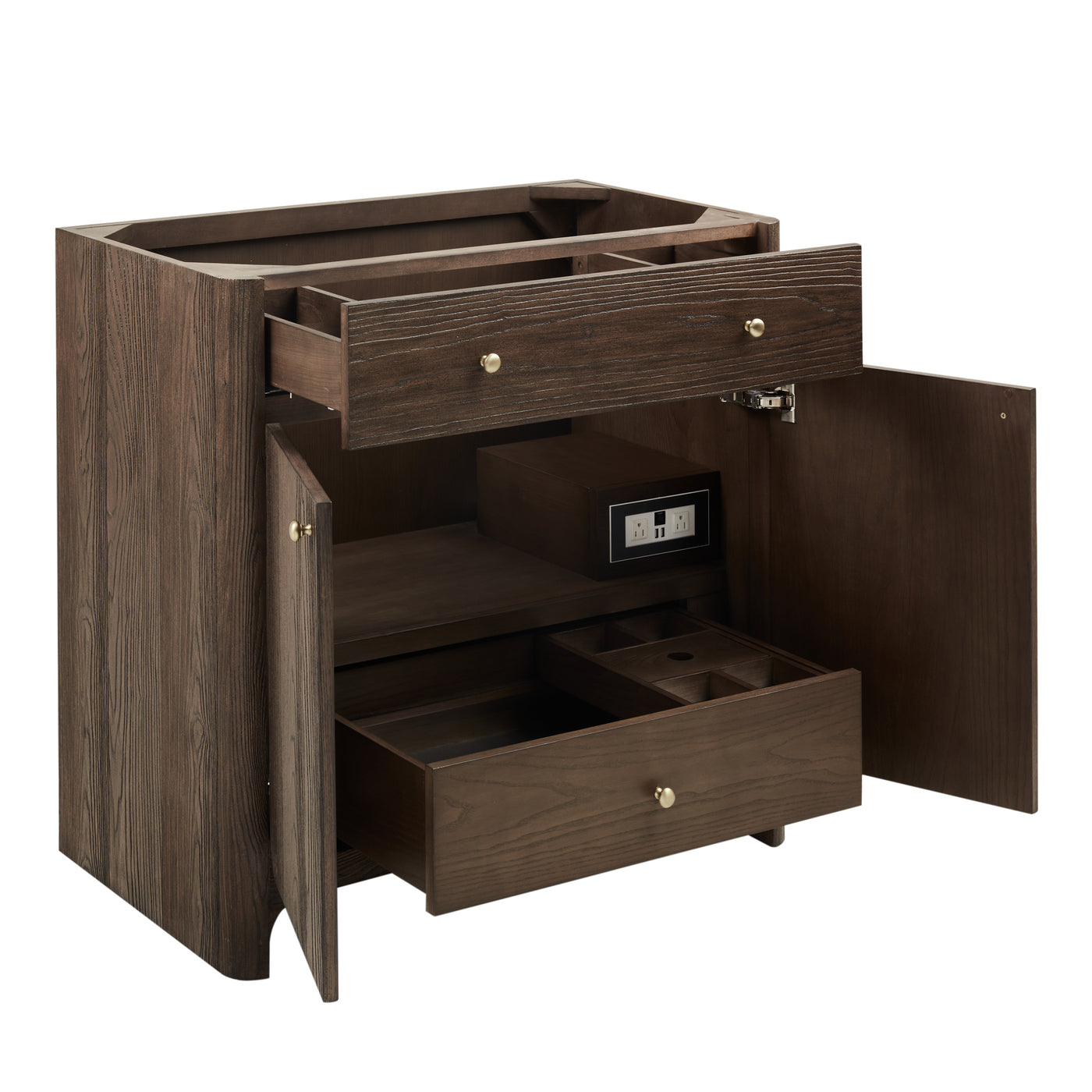 James Martin Gracyn 36" Single Bathroom Vanity, Sable, view 11