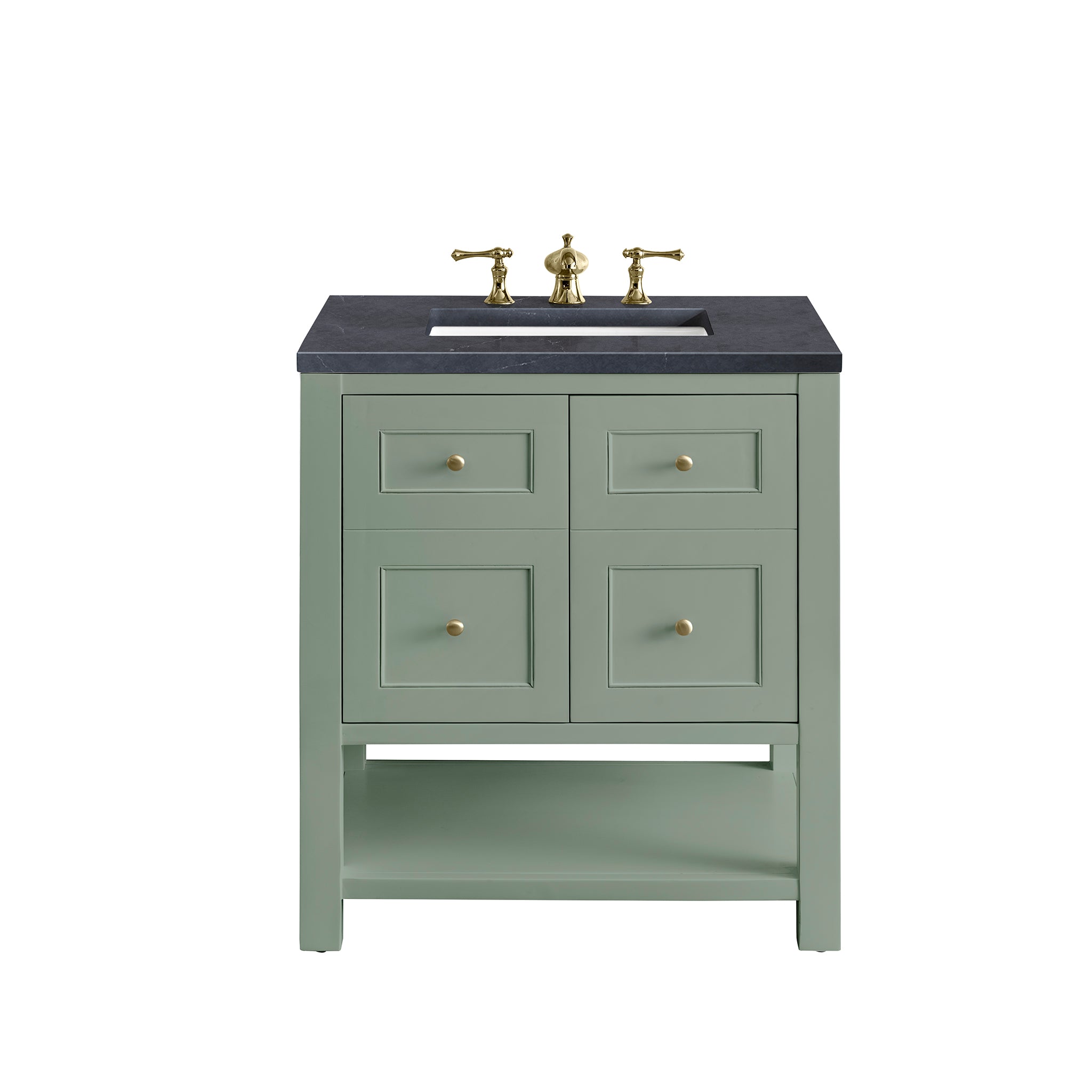 James Martin Breckenridge 30" Single Bathroom Vanity, Smokey Celadon, view 33