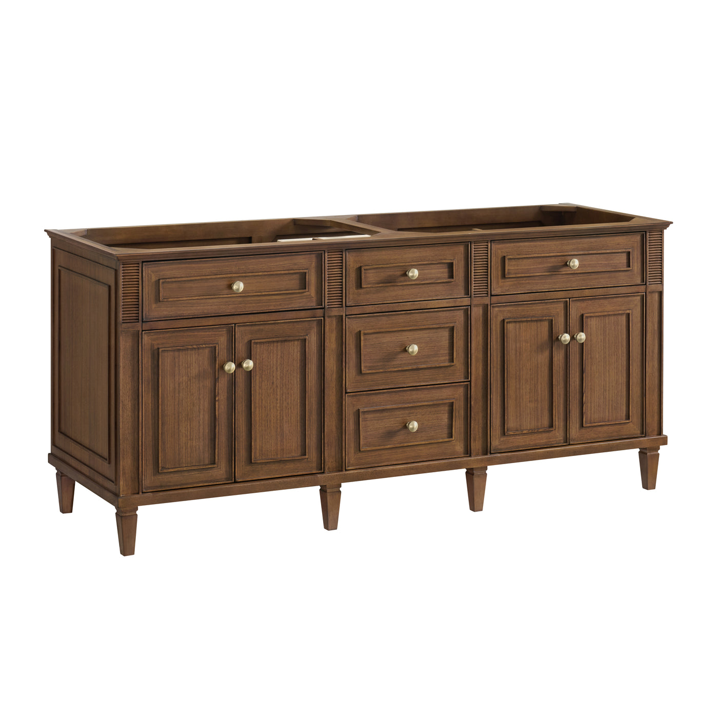 James Martin Lorelai 72" Double Bathroom Vanity, Mid-Century Walnut, view 36