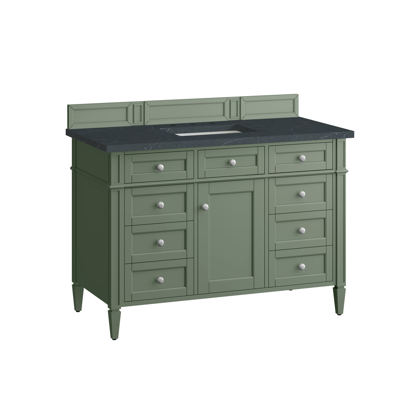 James Martin Brittany 48" Single Bathroom Vanity, Smokey Celadon, view 27