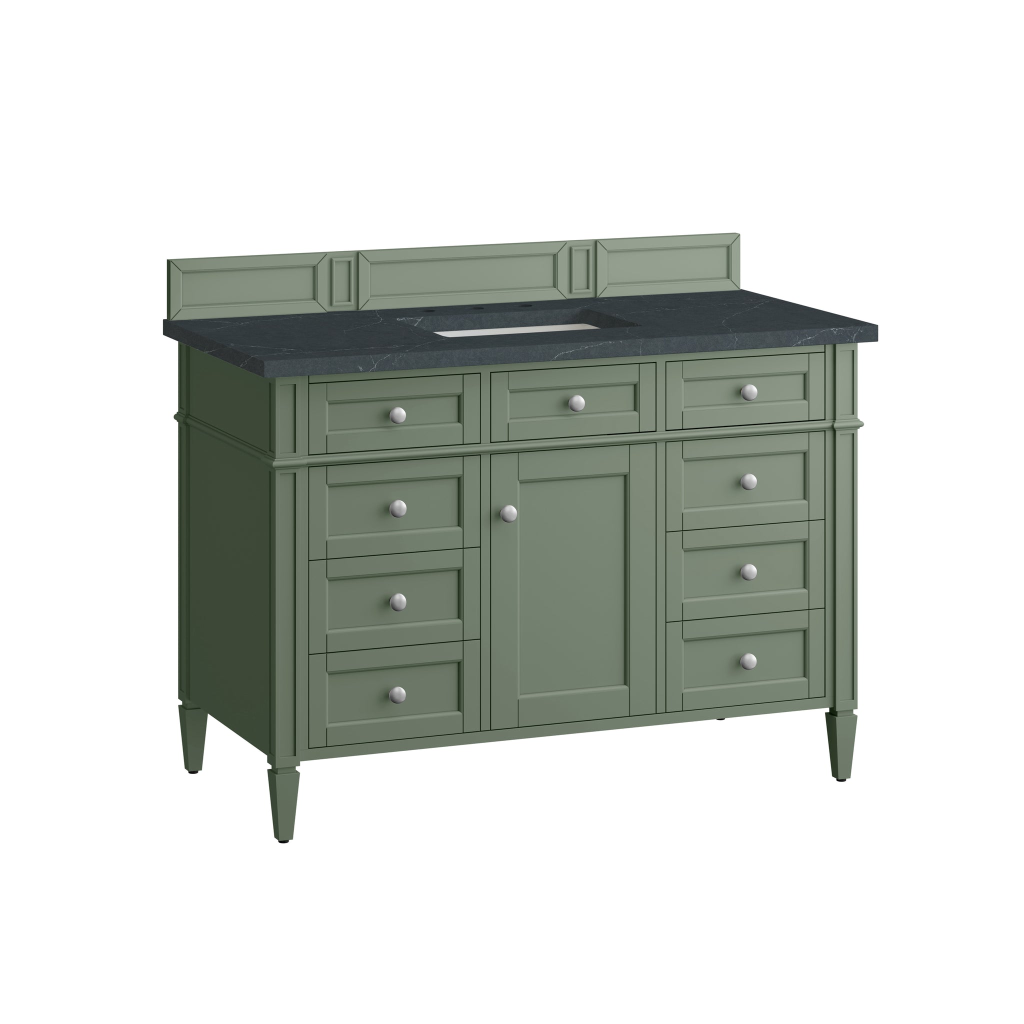 James Martin Brittany 48" Single Bathroom Vanity, Smokey Celadon, view 27