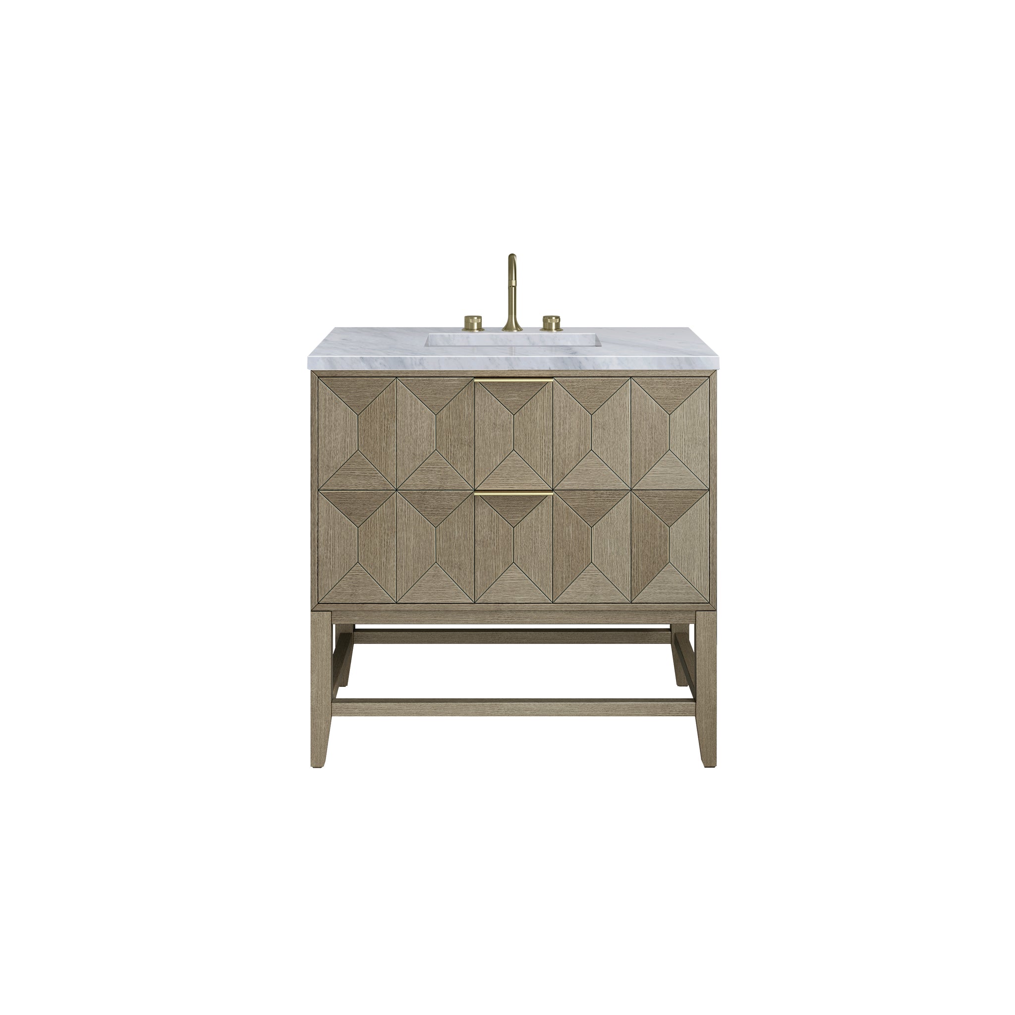 James Martin Emmeline 36" Single Bathroom Vanity, Pebble Oak, view 37