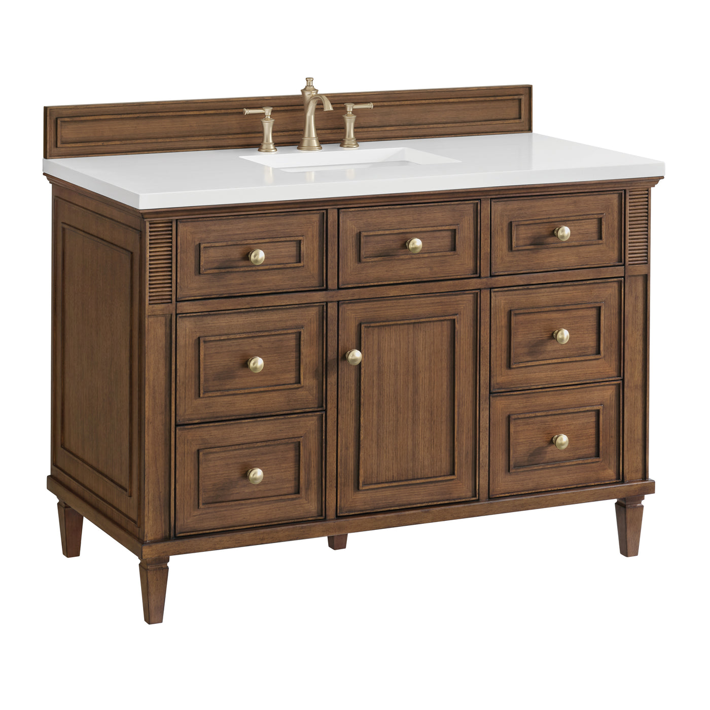 James Martin Lorelai 48" Single Bathroom Vanity, Mid-Century Walnut, view 22