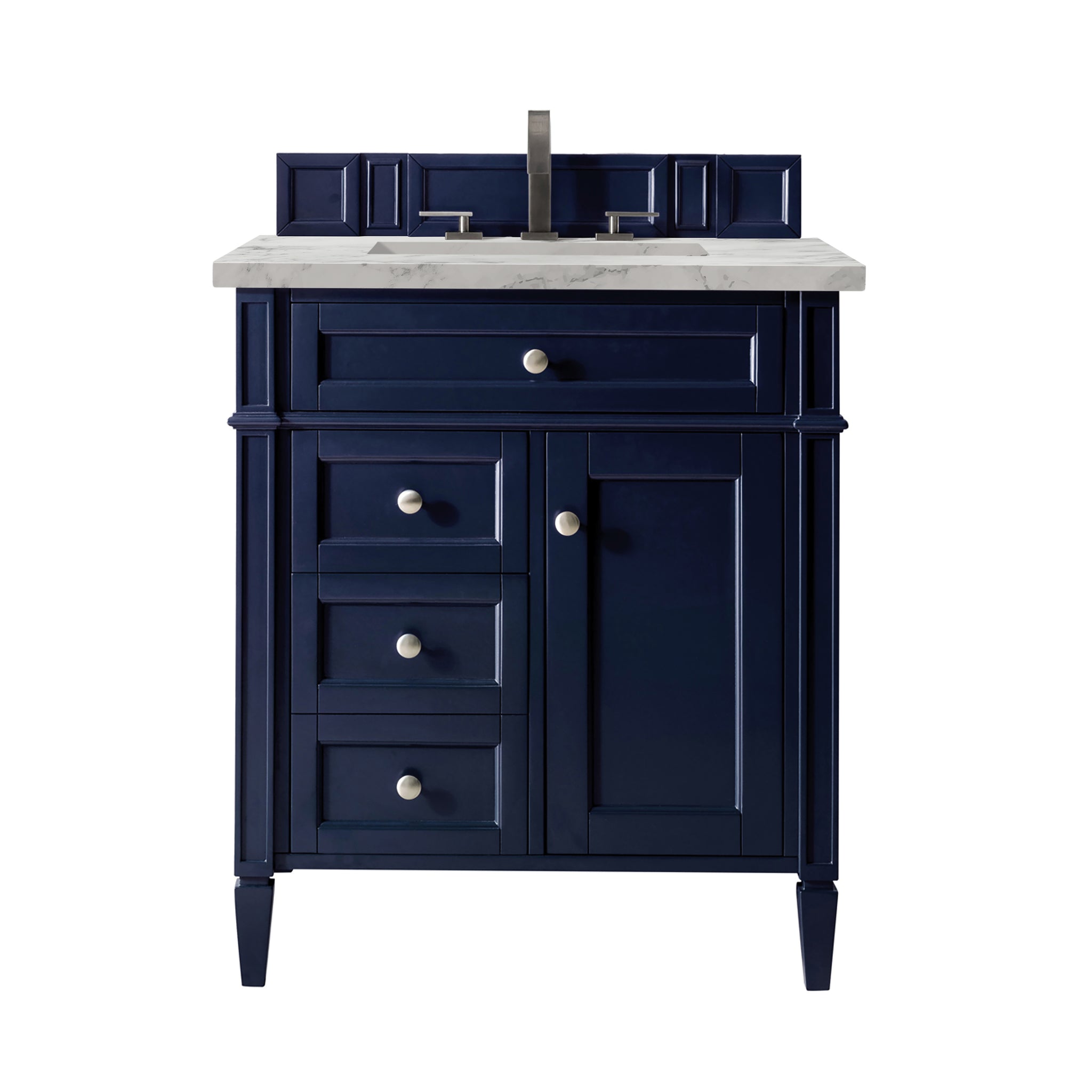 James Martin Brittany 30" Single Bathroom Vanity, Victory Blue, view 36