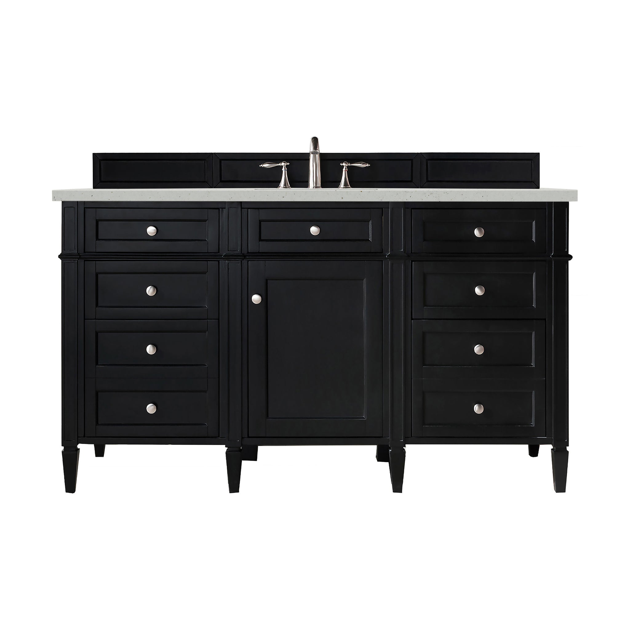 James Martin Brittany 60" Single Bathroom Vanity, Black Onyx, view 22