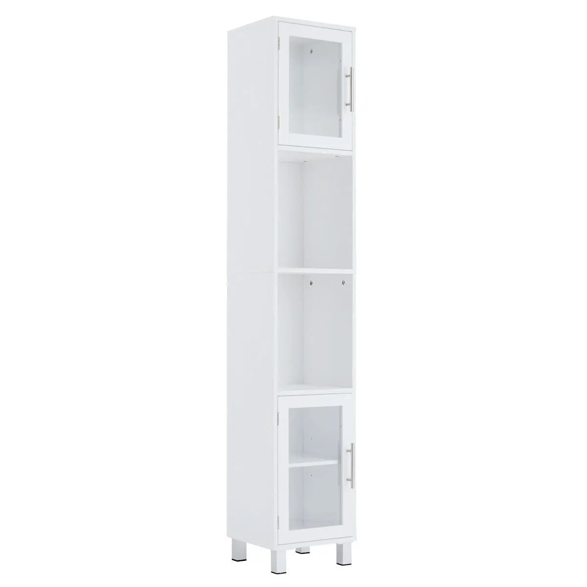 71 Inch Tall Tower Bathroom Storage Cabinet and Organizer Display Shelves for Bedroom, photo 4 of 32