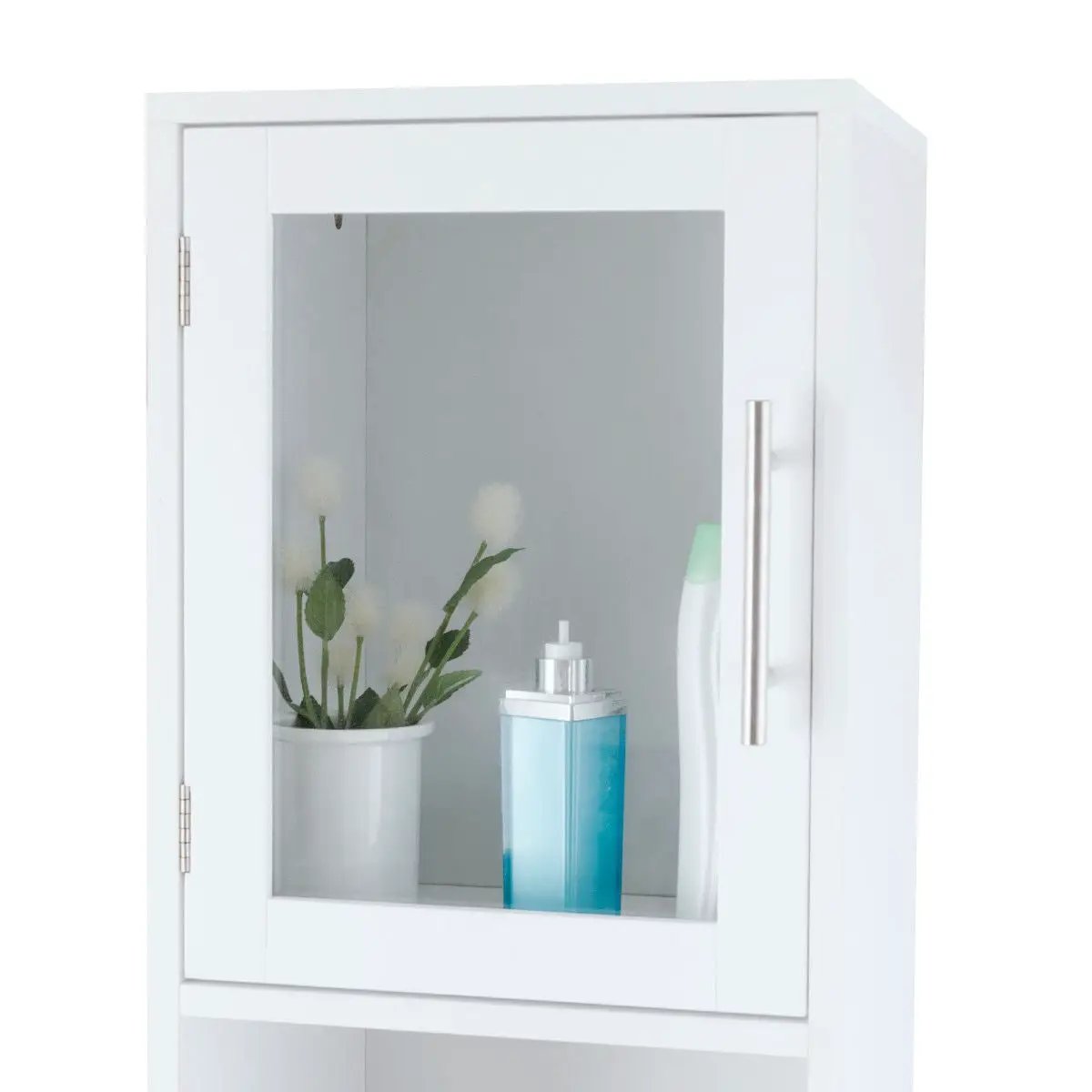 71 Inch Tall Tower Bathroom Storage Cabinet and Organizer Display Shelves for Bedroom, photo 19 of 32