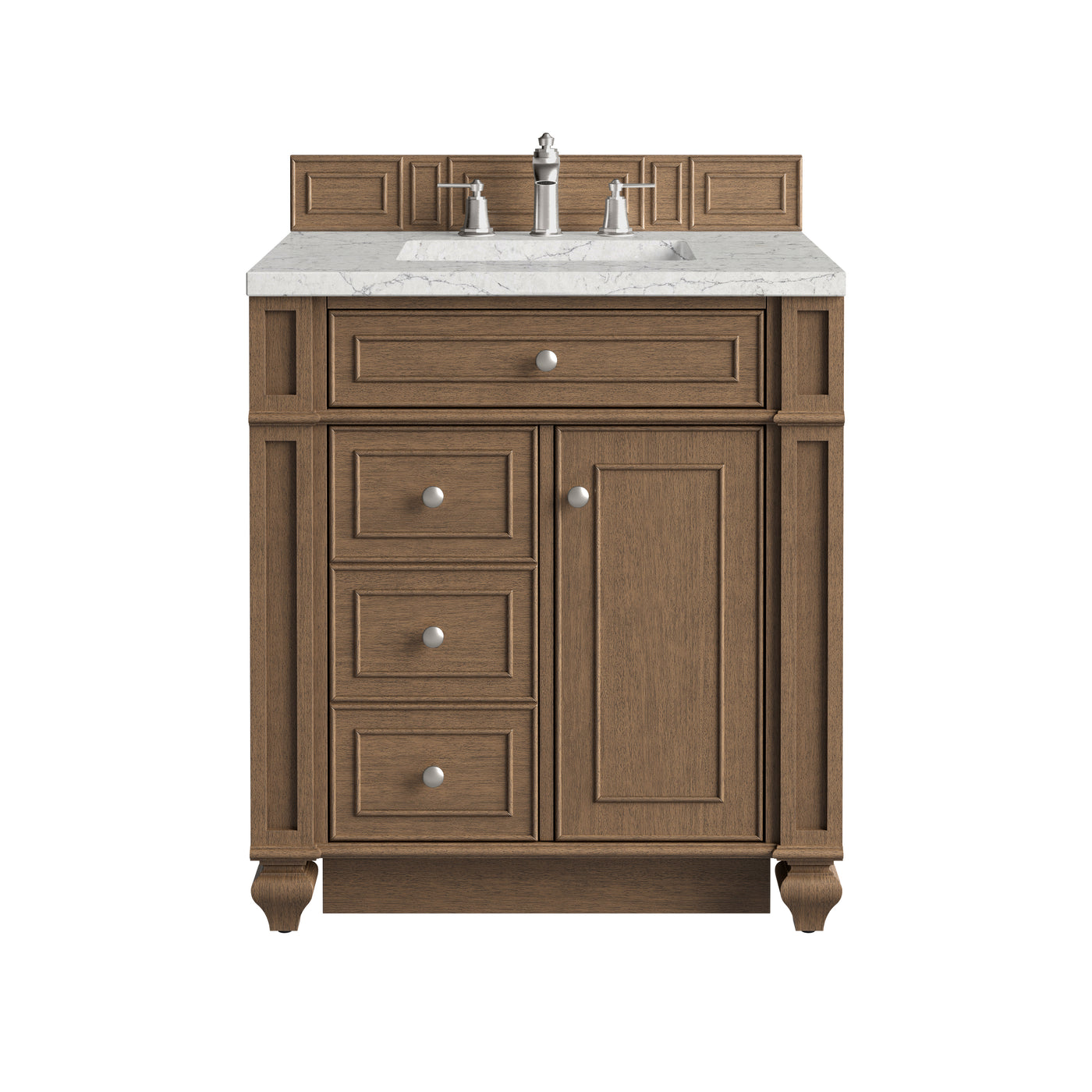 James Martin Bristol 30" Single Bathroom Vanity, Saddle Brown, view 24