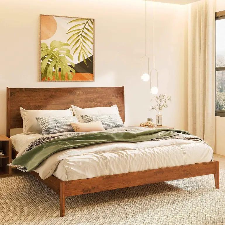Haven Solid Wood Bed Frame by Megsu