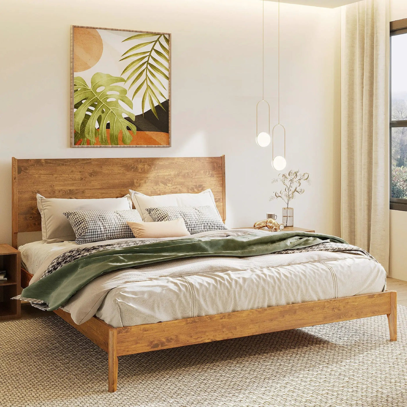 Haven Solid Wood Bed Frame by Megsu