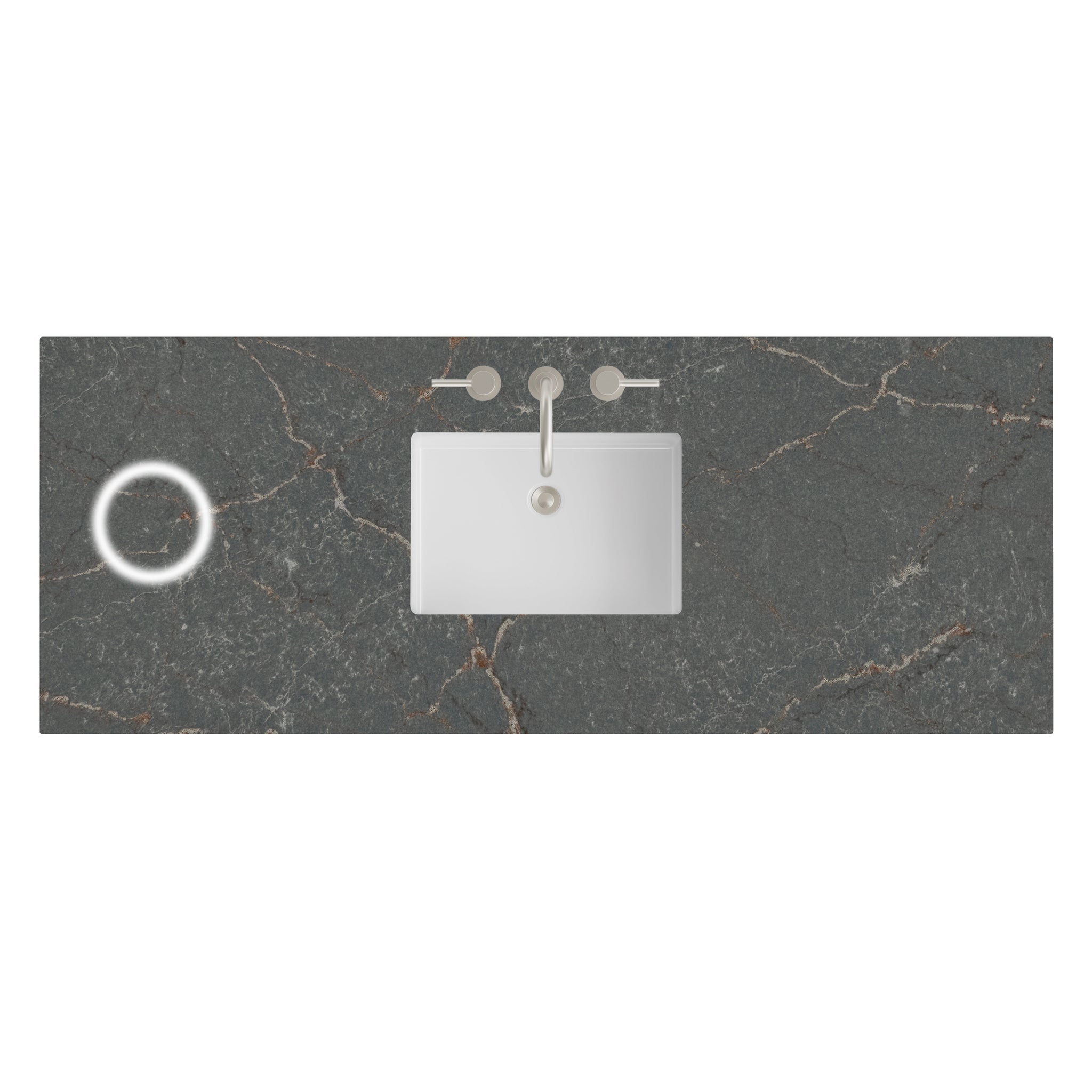 James Martin 60" Single Vanity Top with Parisien Bleu (FreePower) countertop