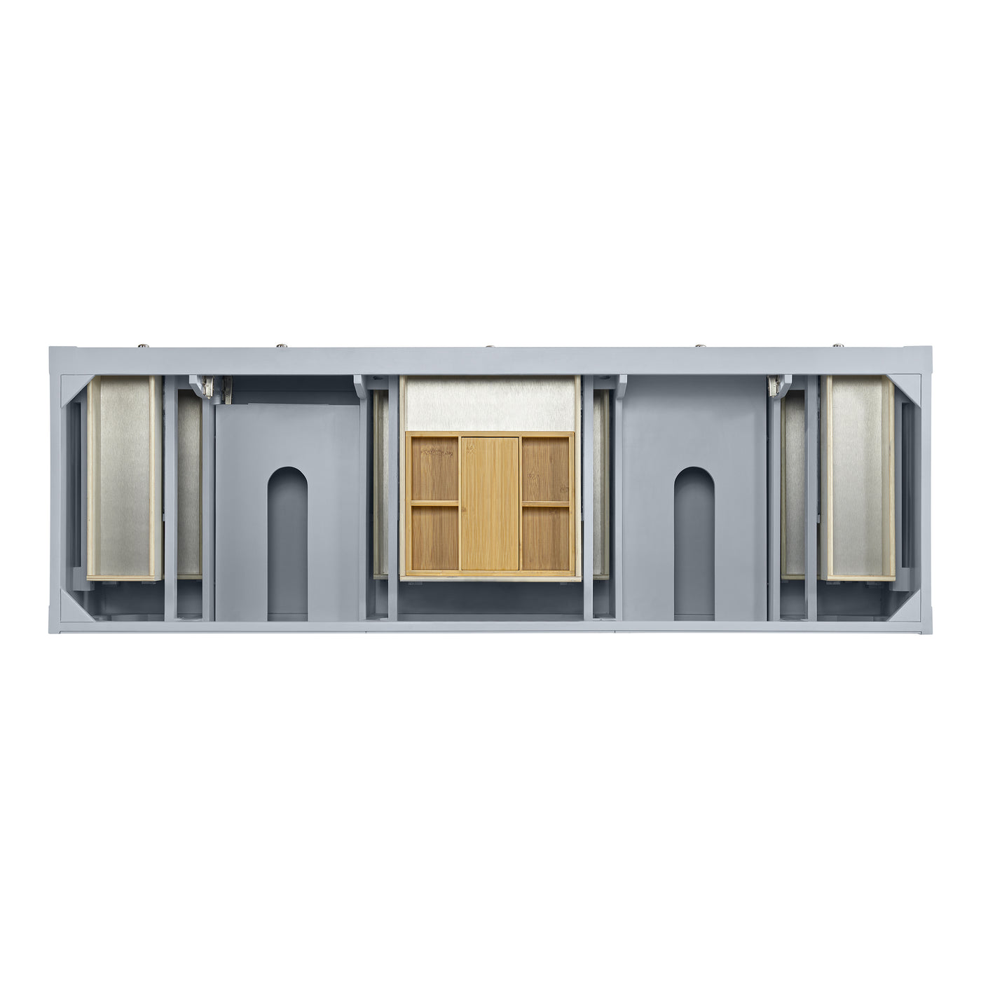 James Martin Breckenridge 72" Double Bathroom Vanity, Serenity Blue, view 18