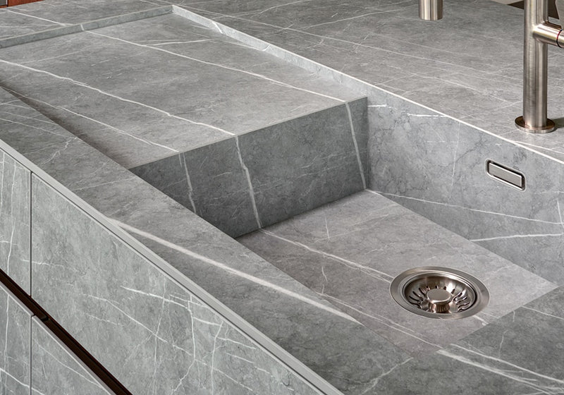 Zaha Stone Matte Sintered Stone Slab 125x63 room scene