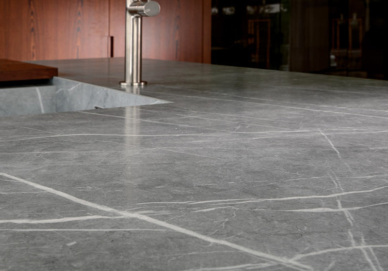 Zaha Stone Matte Sintered Stone Slab 125x63 room scene 3