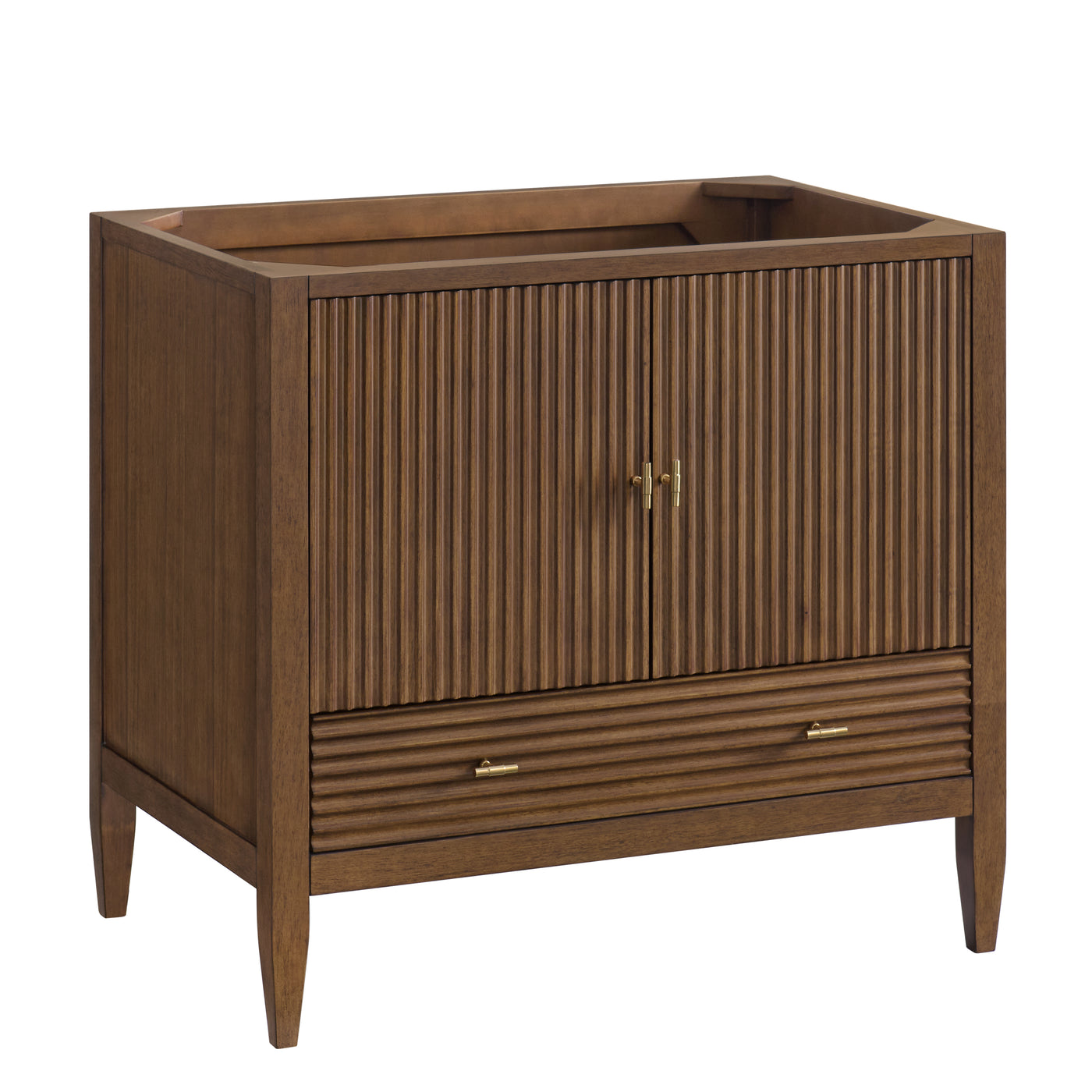 James Martin Myrrin 36" Single Bathroom Vanity, Mid-Century Walnut, view 30