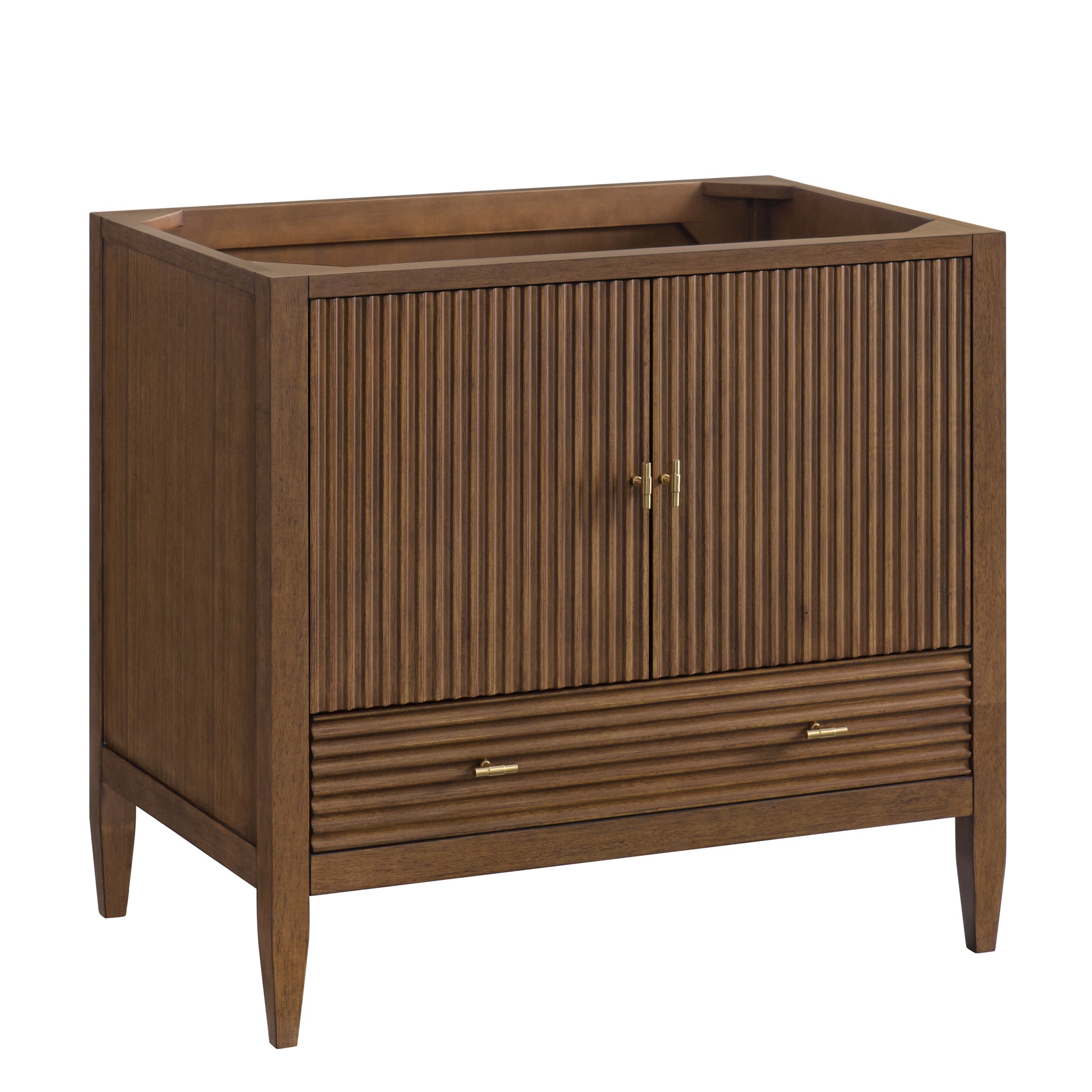 James Martin Myrrin 36" Single Bathroom Vanity, Mid-Century Walnut, view 30