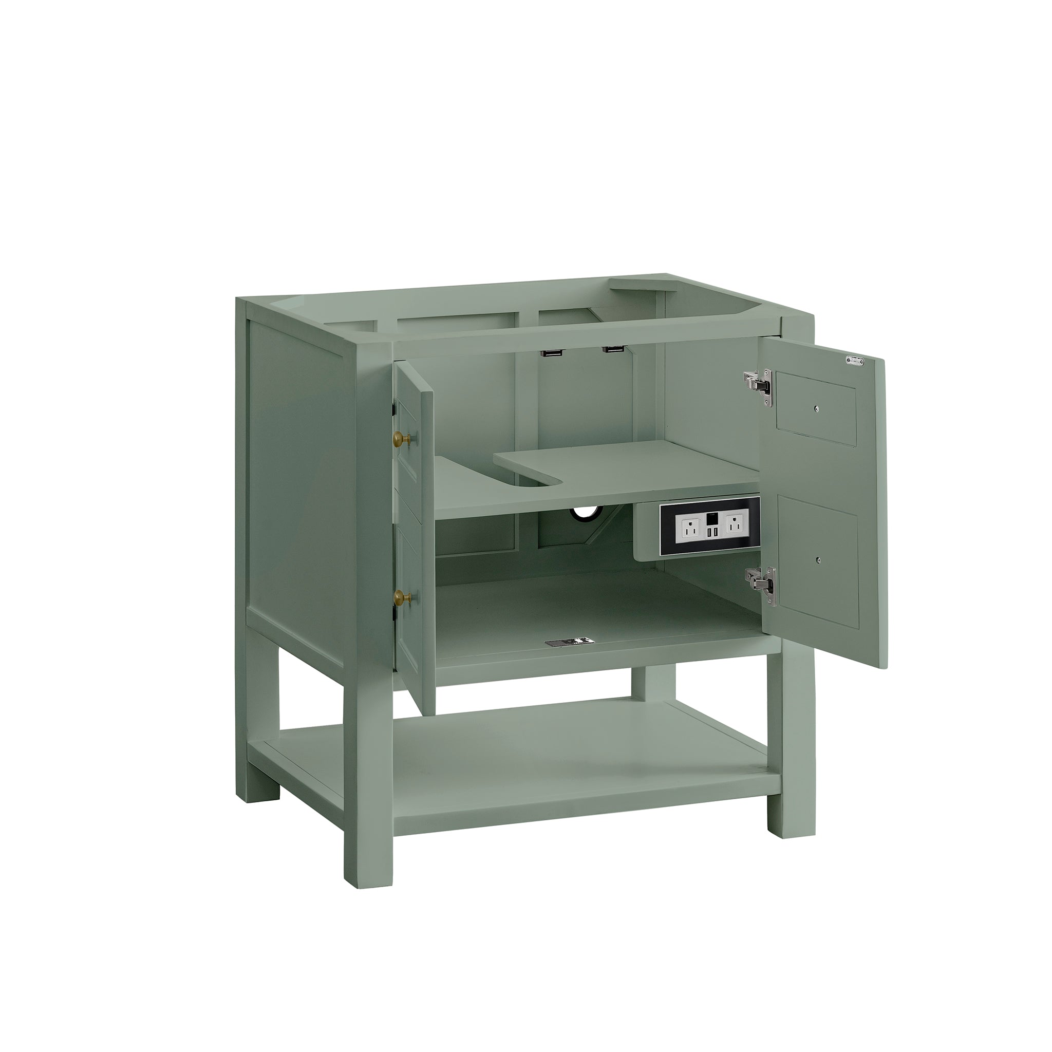 James Martin Breckenridge 30" Single Bathroom Vanity, Smokey Celadon, view 17