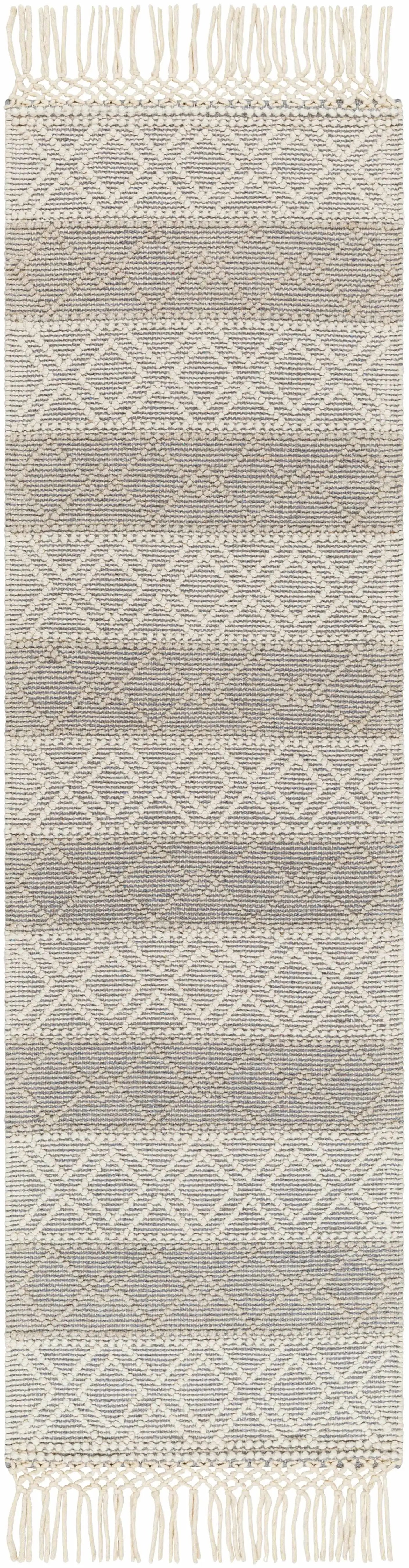 Zaza Wool Rug with Tassels - Clearance by Boutique Rugs