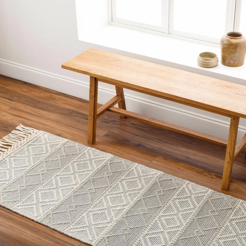 Zaza Wool Rug with Tassels - Clearance by Boutique Rugs