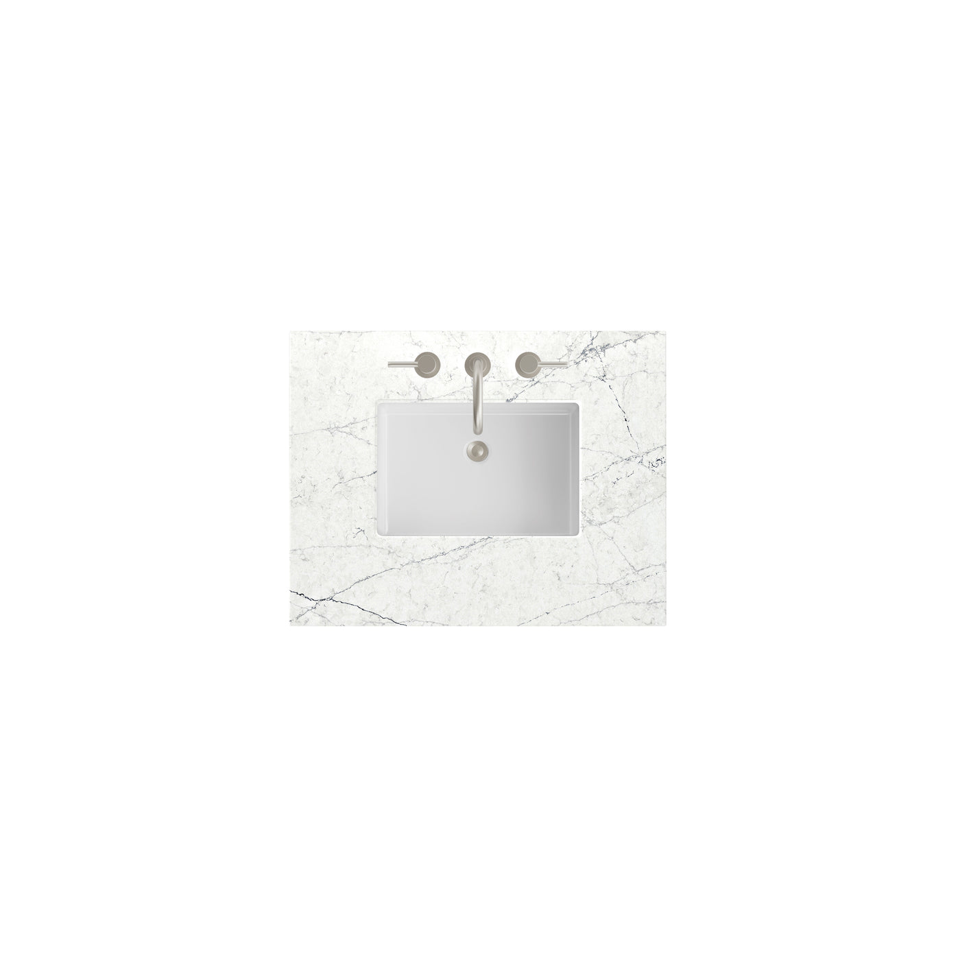 James Martin 30" Single Vanity Top with Ethereal Noctis countertop